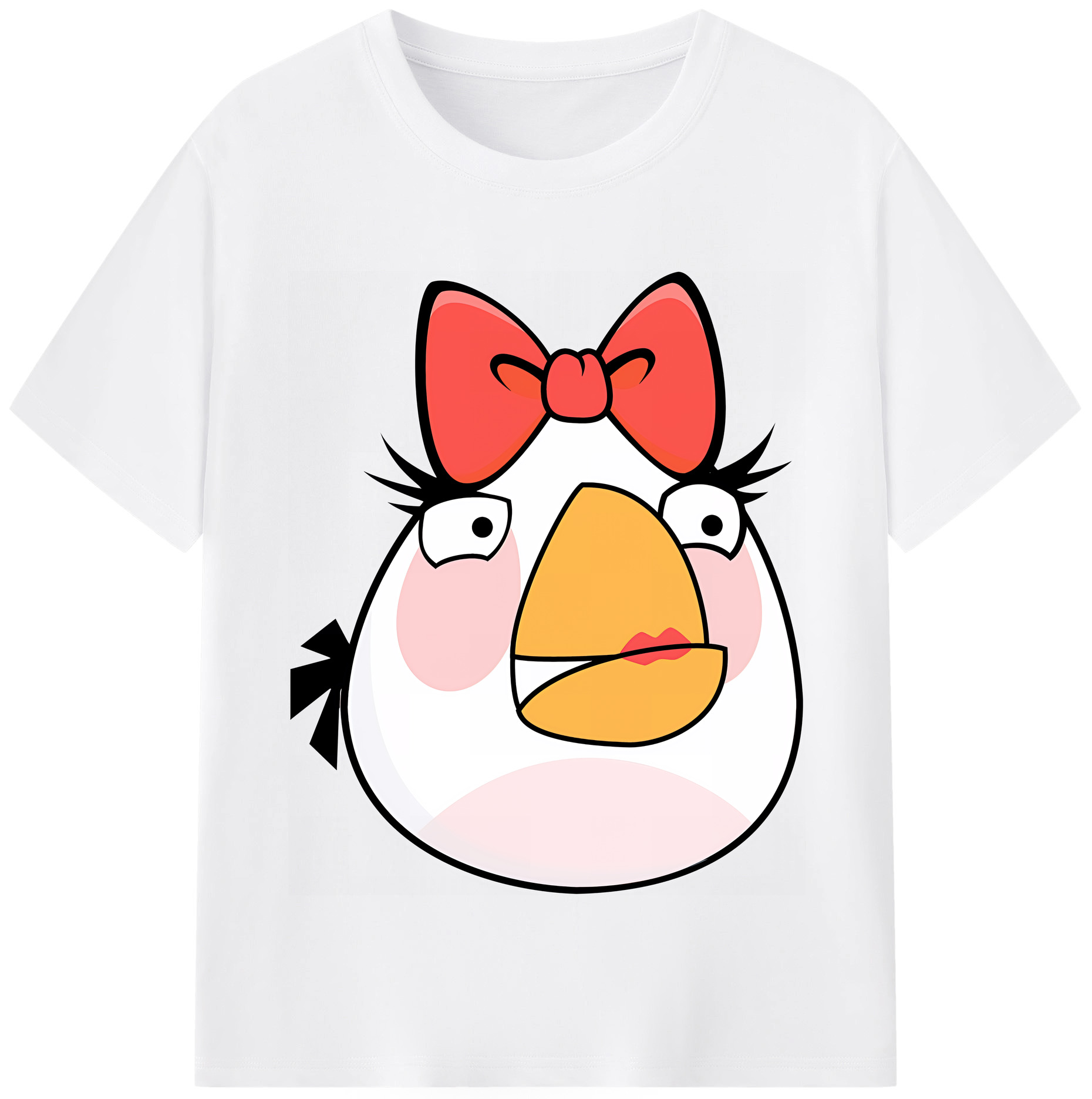（画像用） Angry Birds アングリーバード 綿100％半袖Tシャツ（フロントプリント）