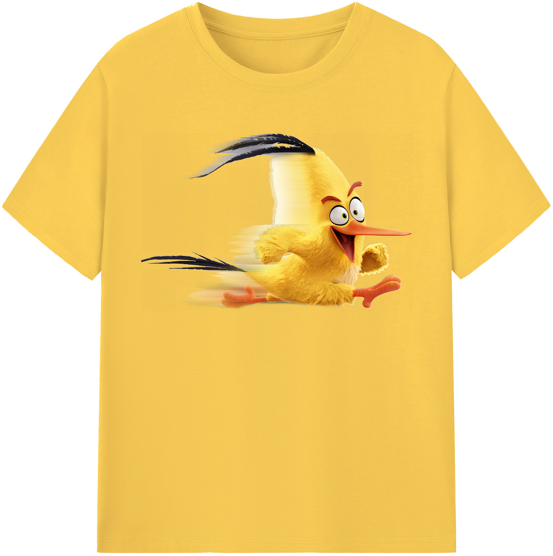 （画像用） Angry Birds アングリーバード 綿100％半袖Tシャツ（フロントプリント）