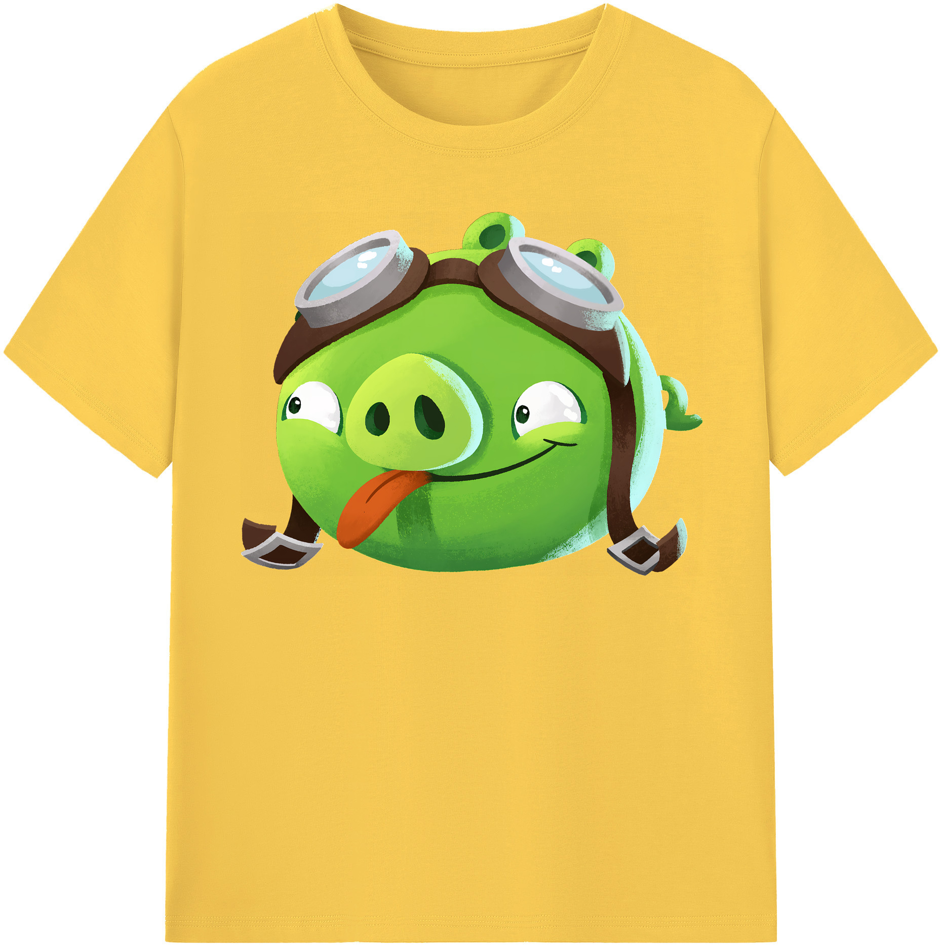 （画像用） Angry Birds アングリーバード 綿100％半袖Tシャツ（フロントプリント）