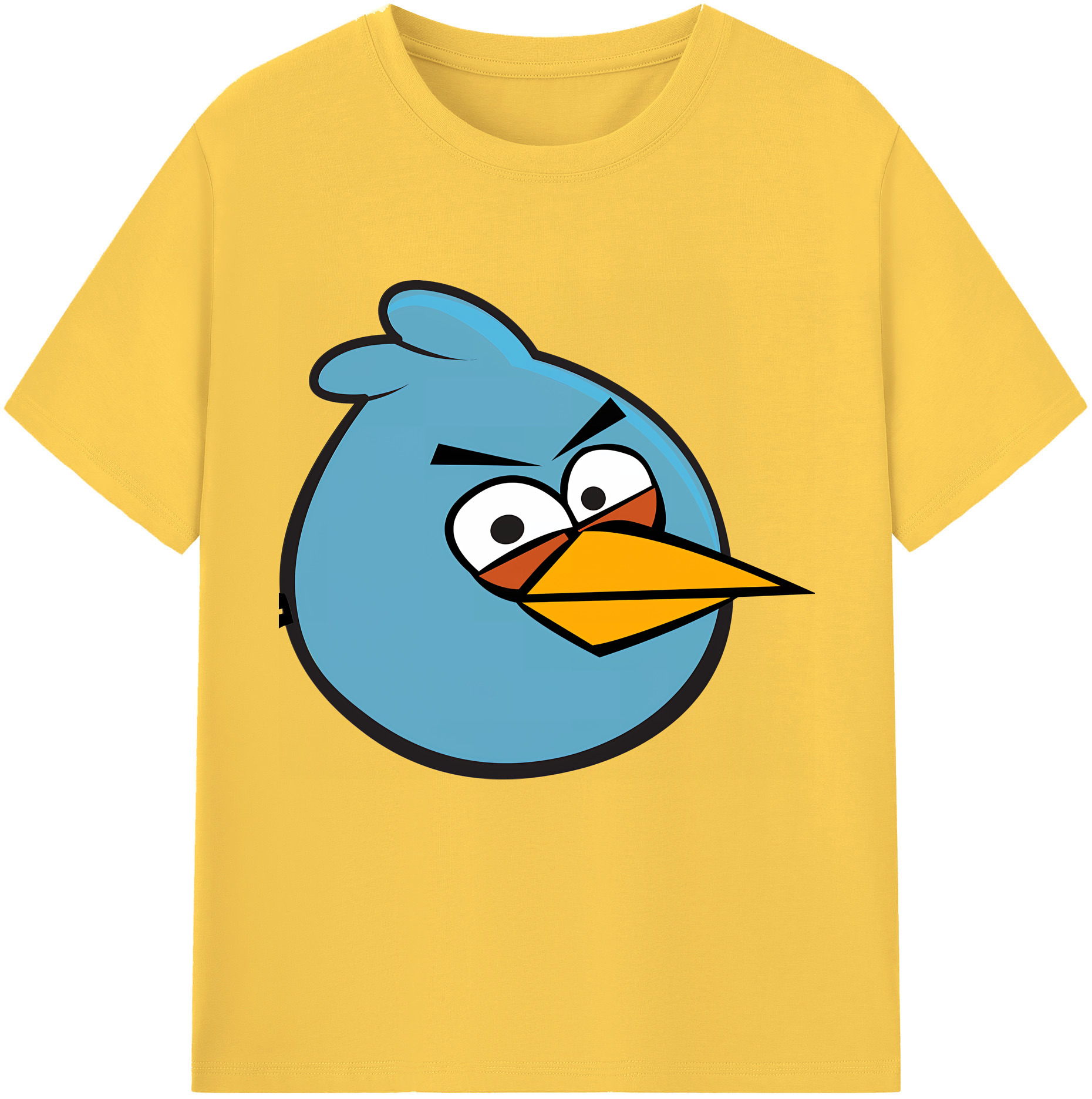 （画像用） Angry Birds アングリーバード 綿100％半袖Tシャツ（フロントプリント）