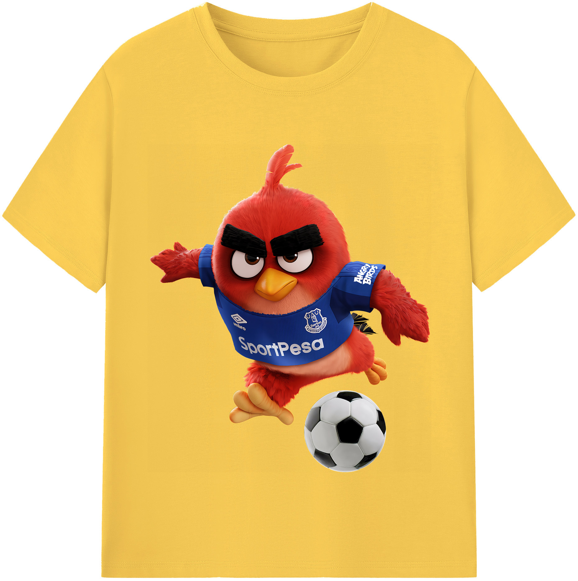 （画像用） Angry Birds アングリーバード 綿100％半袖Tシャツ（フロントプリント）