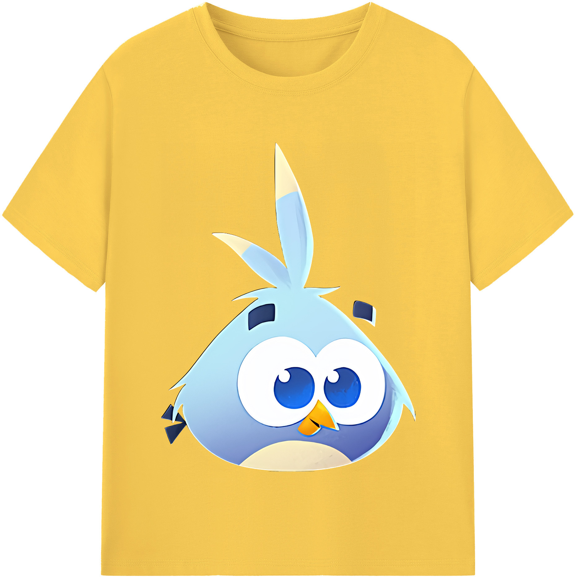 （画像用） Angry Birds アングリーバード 綿100％半袖Tシャツ（フロントプリント）