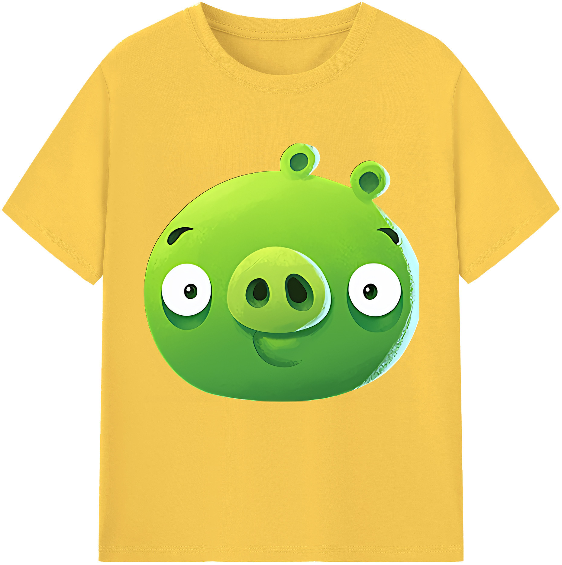 （画像用） Angry Birds アングリーバード 綿100％半袖Tシャツ（フロントプリント）