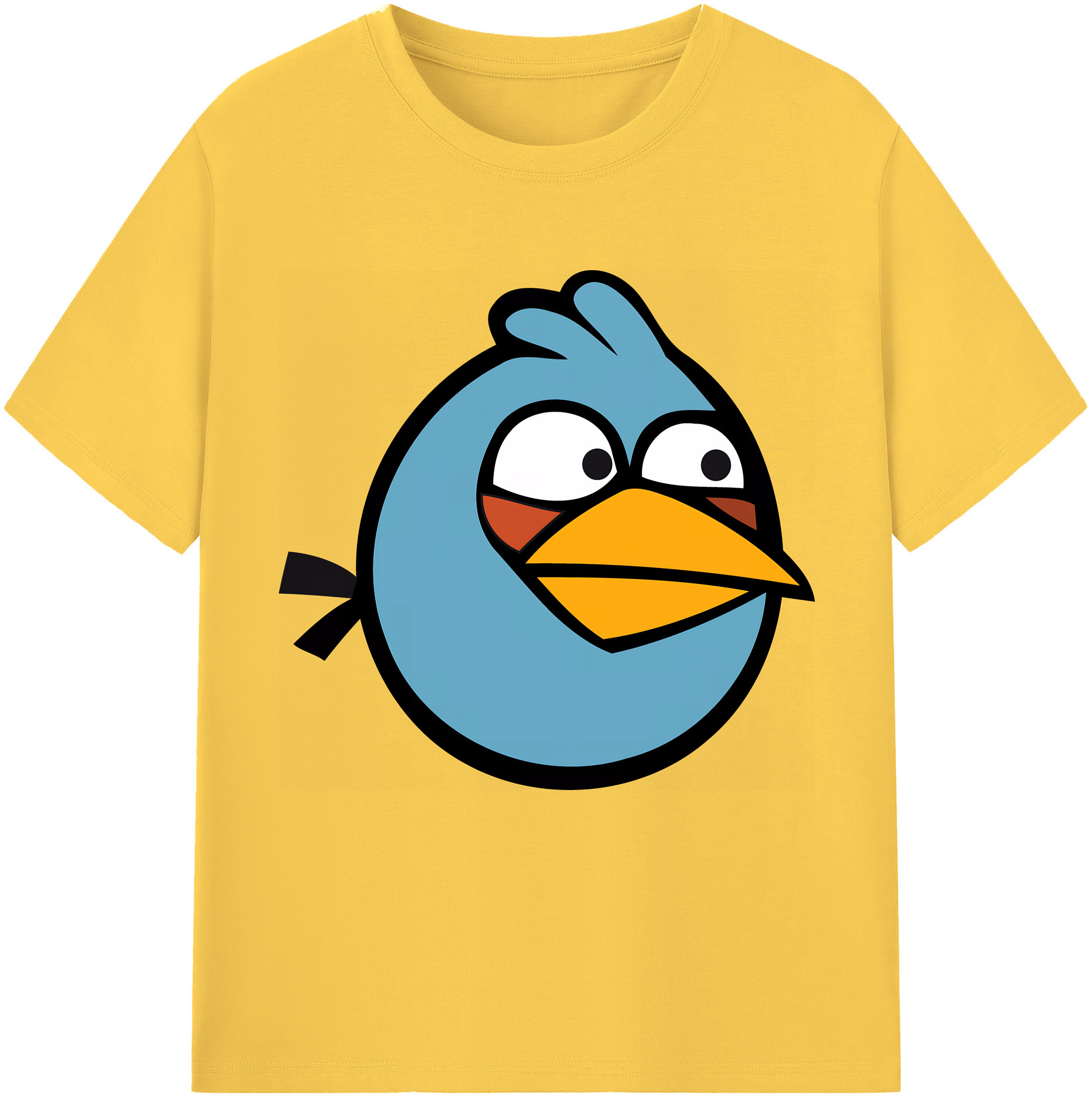 （画像用） Angry Birds アングリーバード 綿100％半袖Tシャツ（フロントプリント）