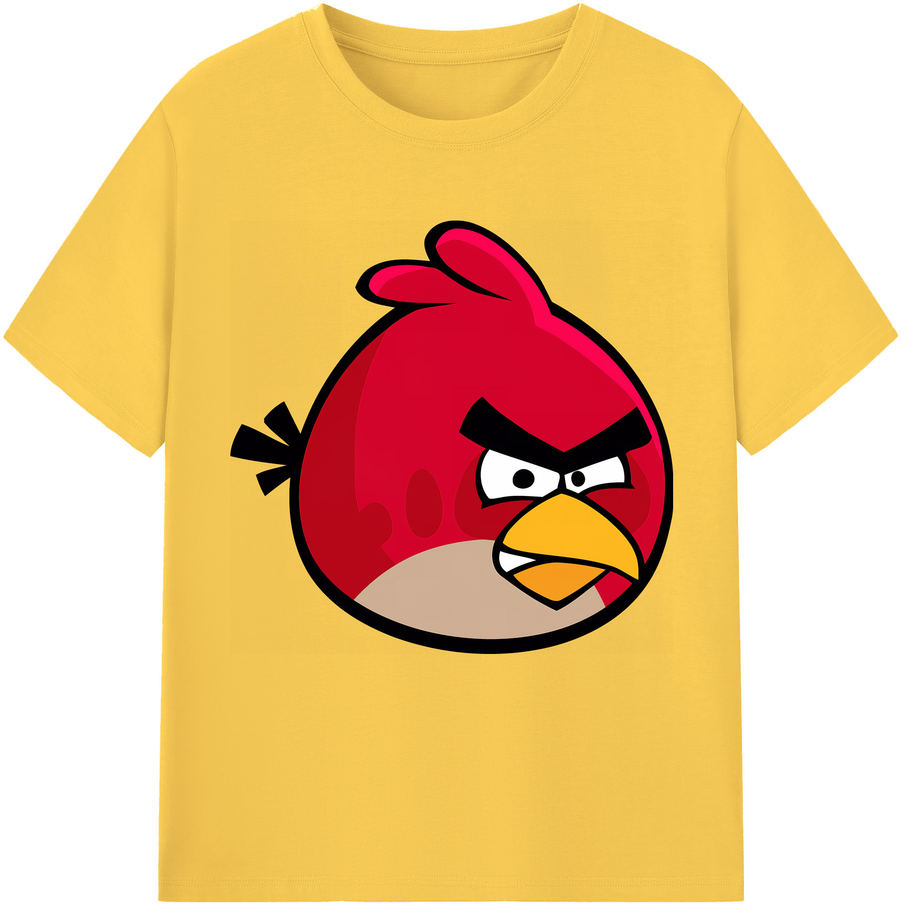 （画像用） Angry Birds アングリーバード 綿100％半袖Tシャツ（フロントプリント）