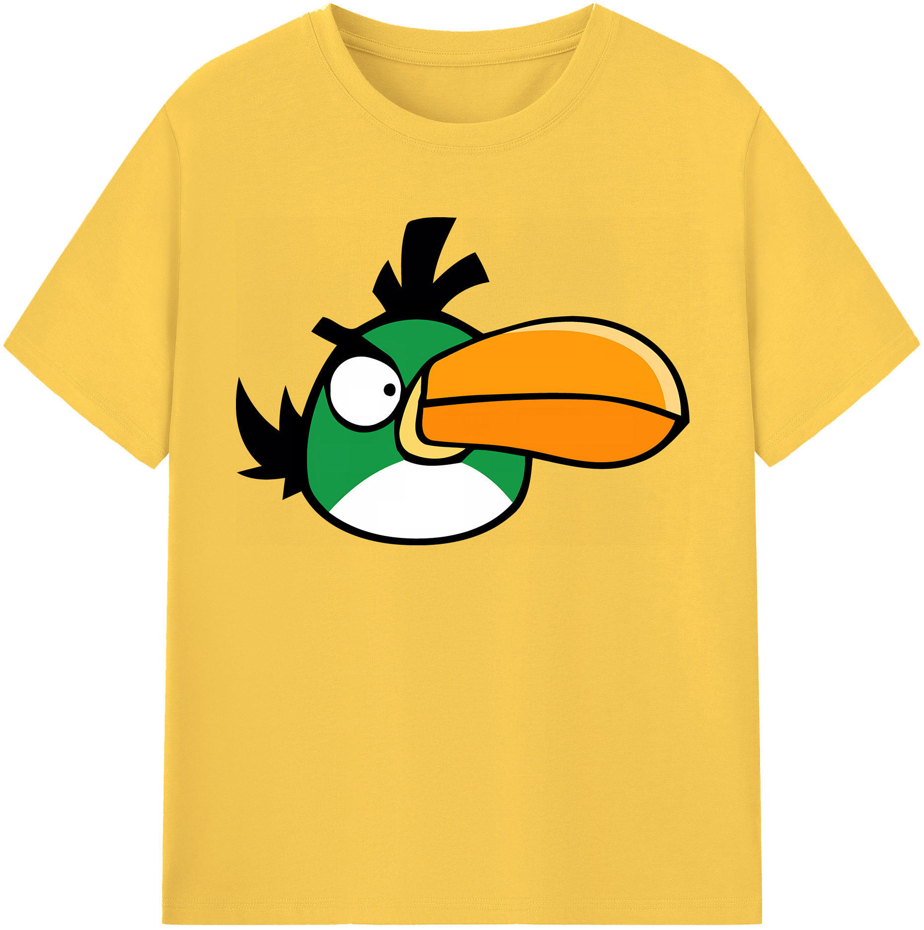 （画像用） Angry Birds アングリーバード 綿100％半袖Tシャツ（フロントプリント）