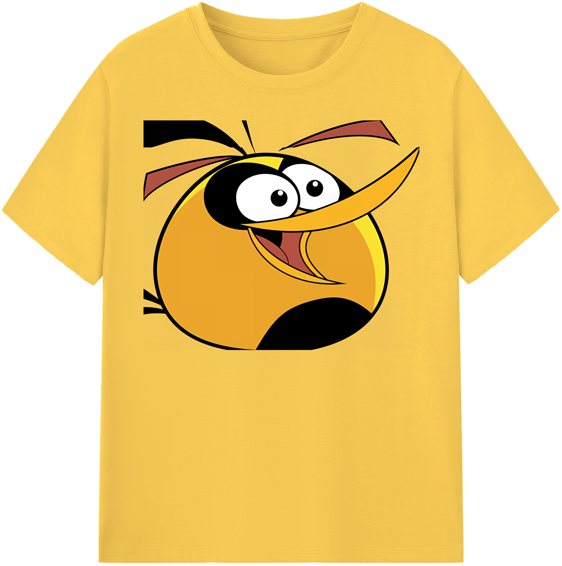 （画像用） Angry Birds アングリーバード 綿100％半袖Tシャツ（フロントプリント）