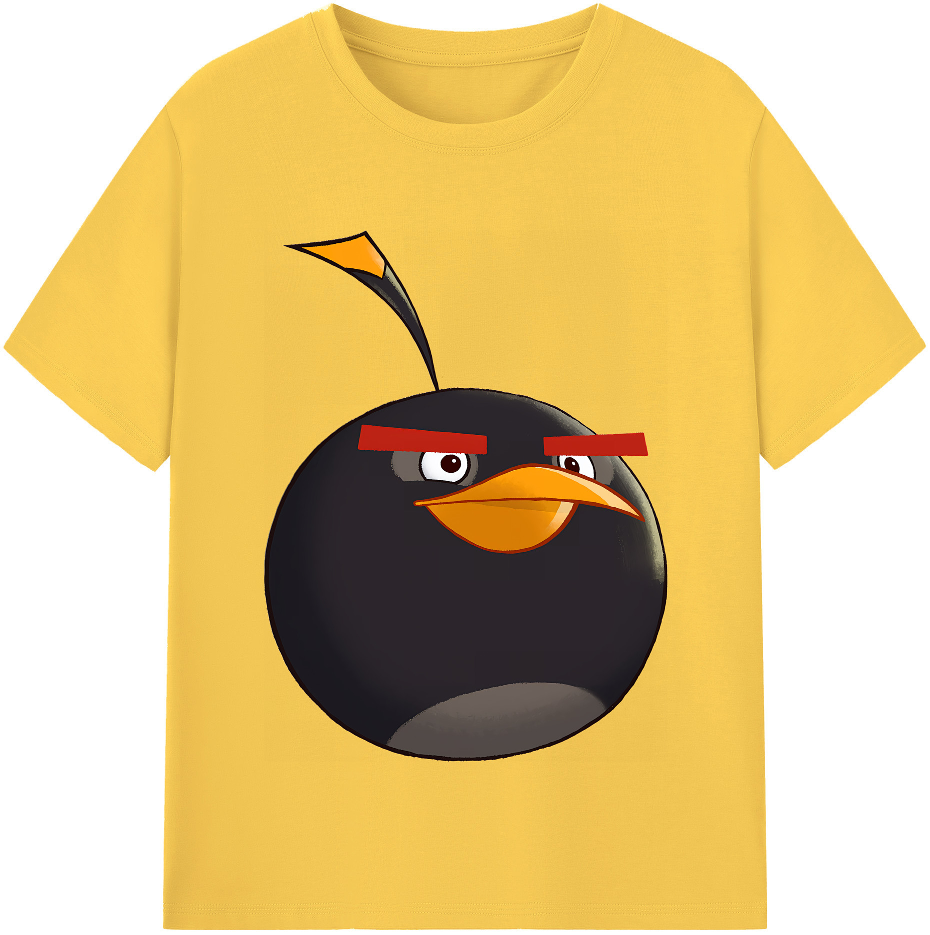 （画像用） Angry Birds アングリーバード 綿100％半袖Tシャツ（フロントプリント）