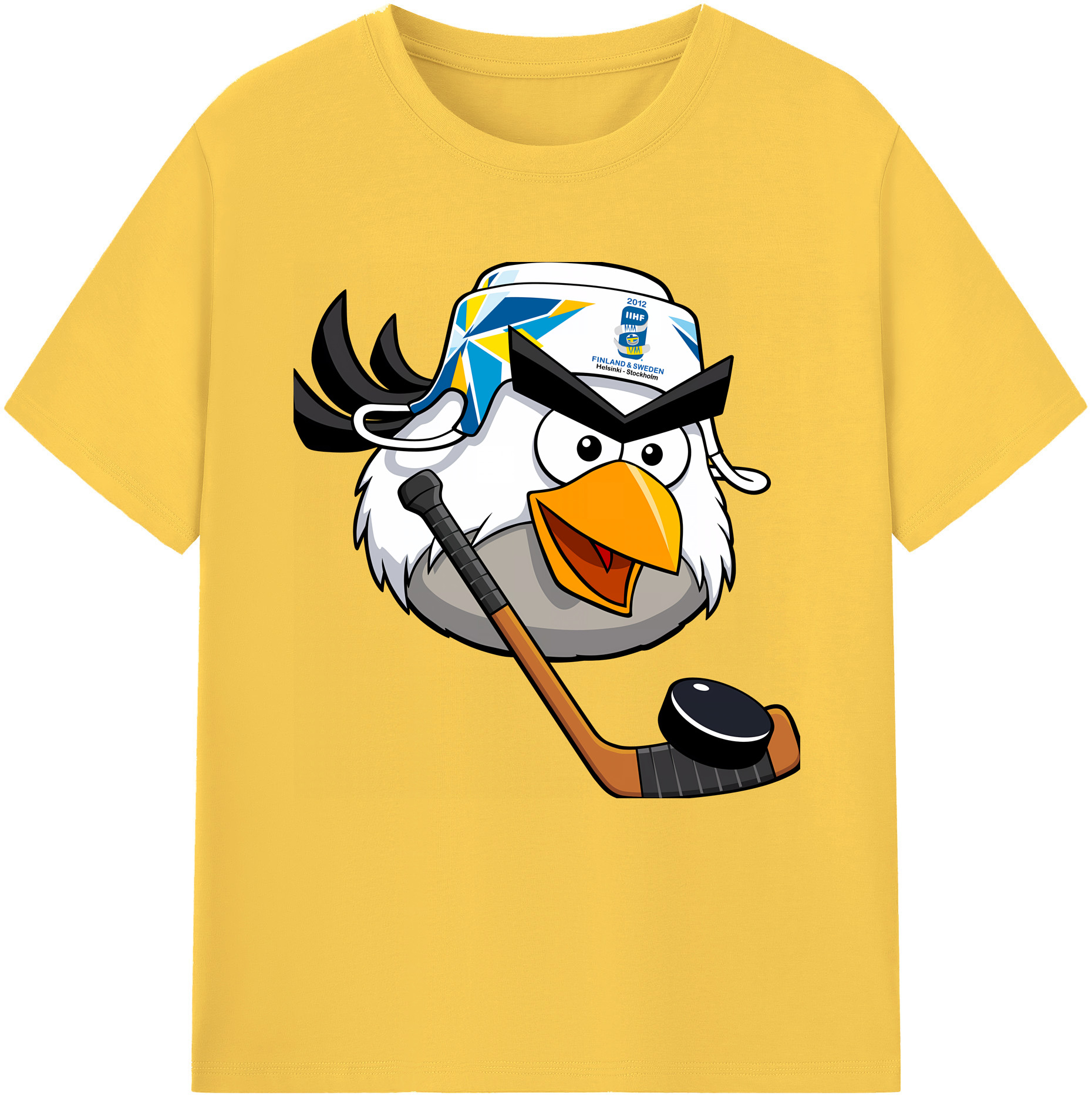（画像用） Angry Birds アングリーバード 綿100％半袖Tシャツ（フロントプリント）