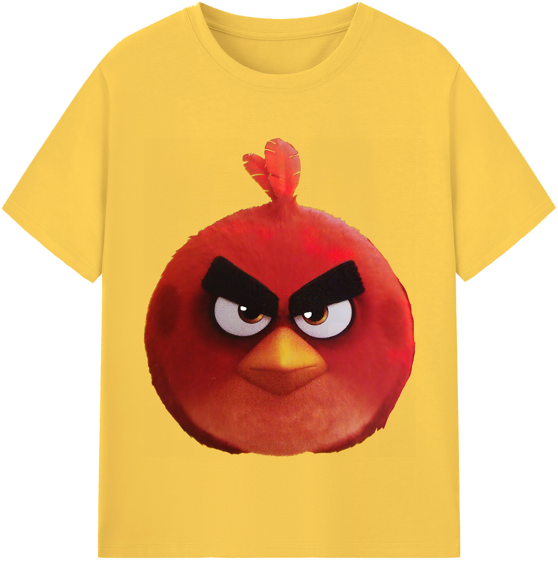 （画像用） Angry Birds アングリーバード 綿100％半袖Tシャツ（フロントプリント）