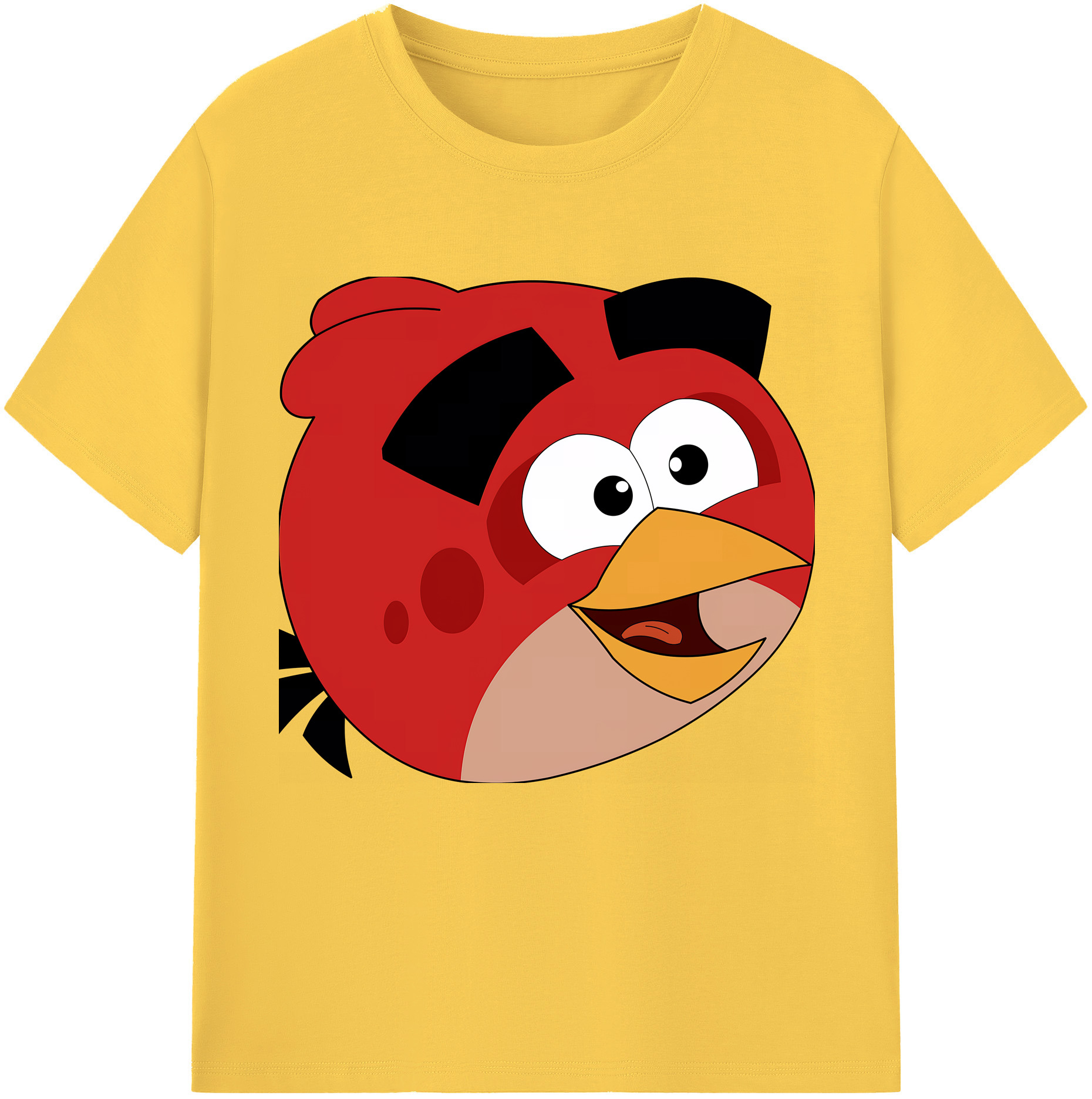 （画像用） Angry Birds アングリーバード 綿100％半袖Tシャツ（フロントプリント）