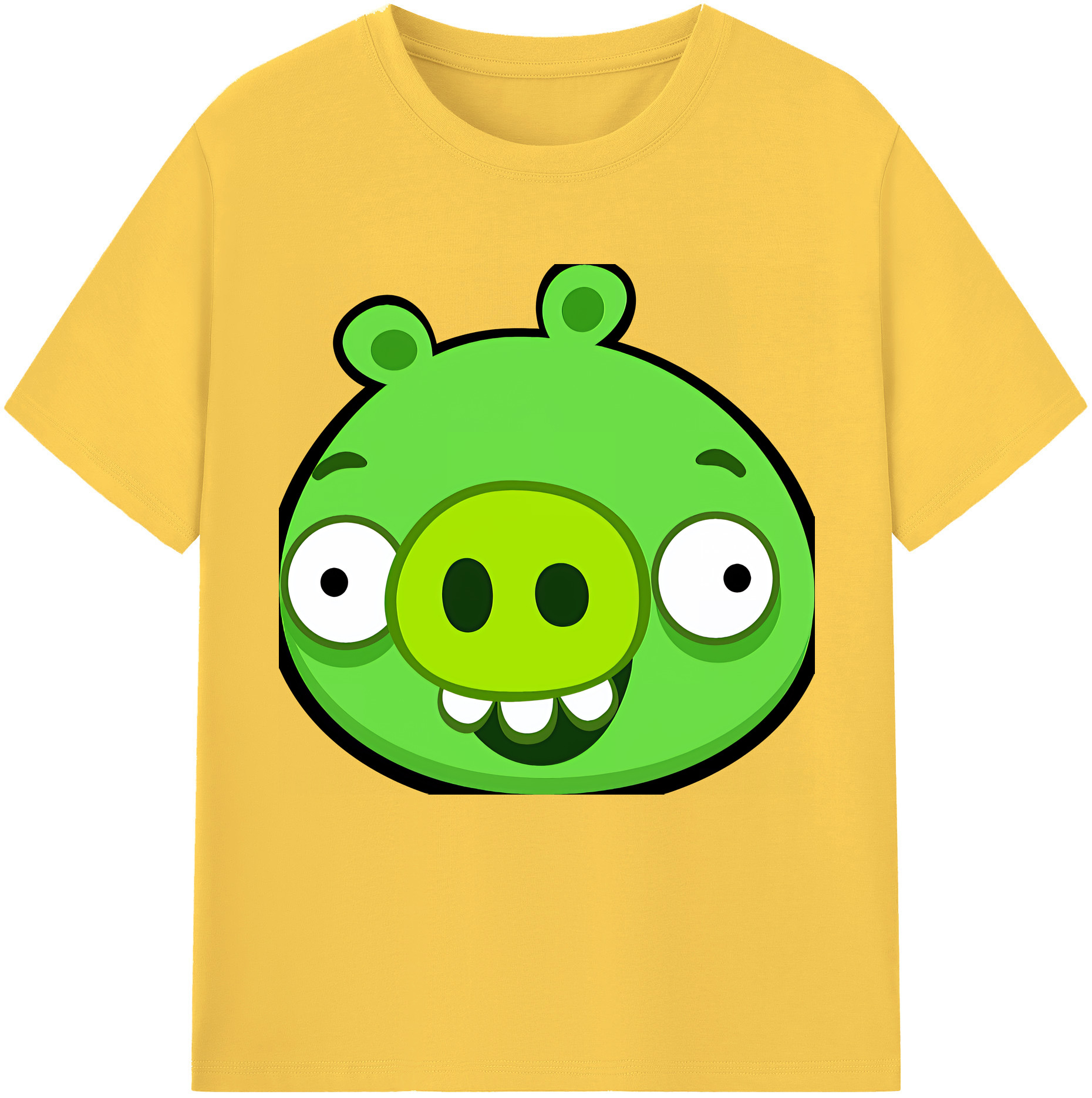 （画像用） Angry Birds アングリーバード 綿100％半袖Tシャツ（フロントプリント）