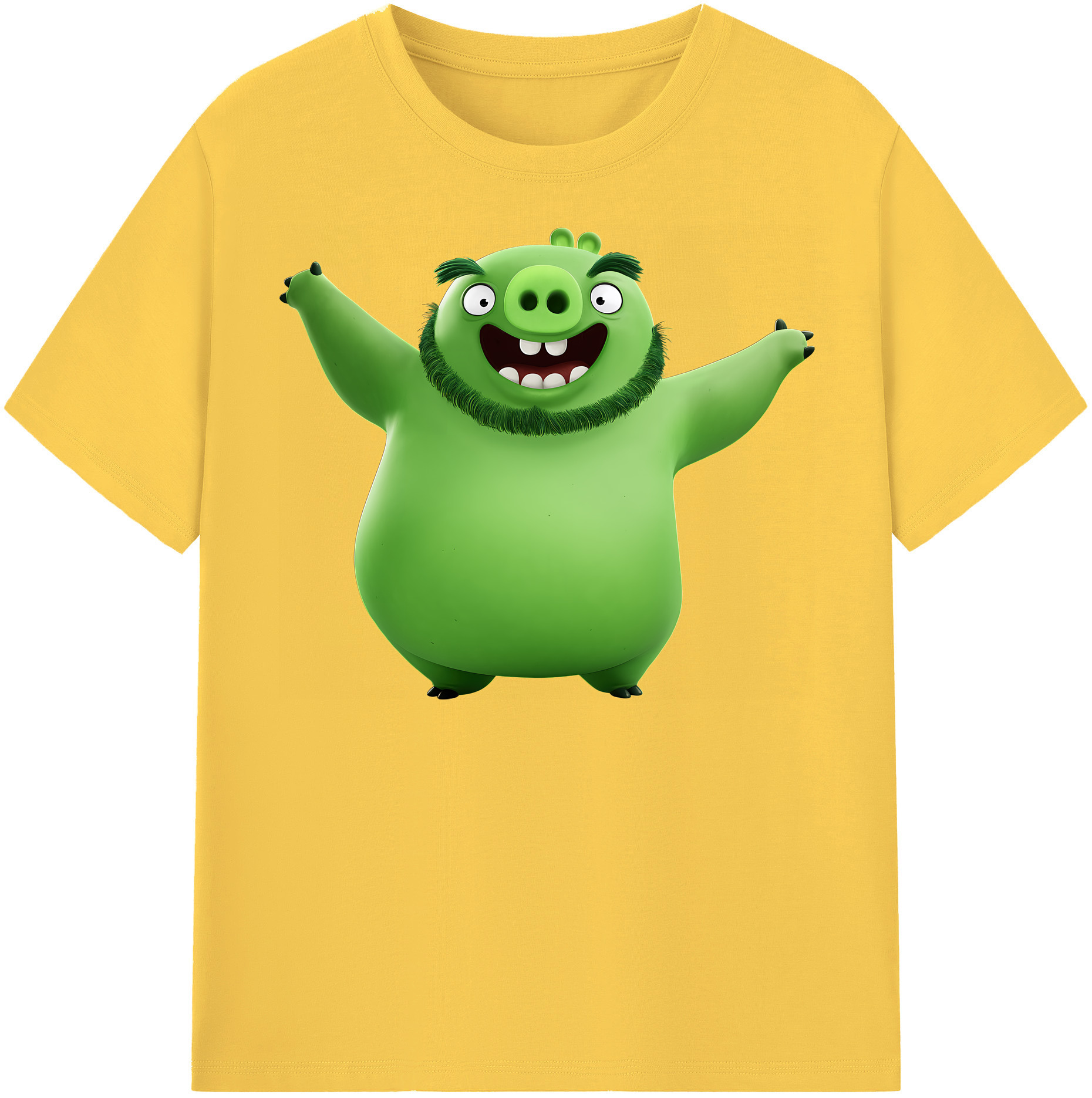 （画像用） Angry Birds アングリーバード 綿100％半袖Tシャツ（フロントプリント）