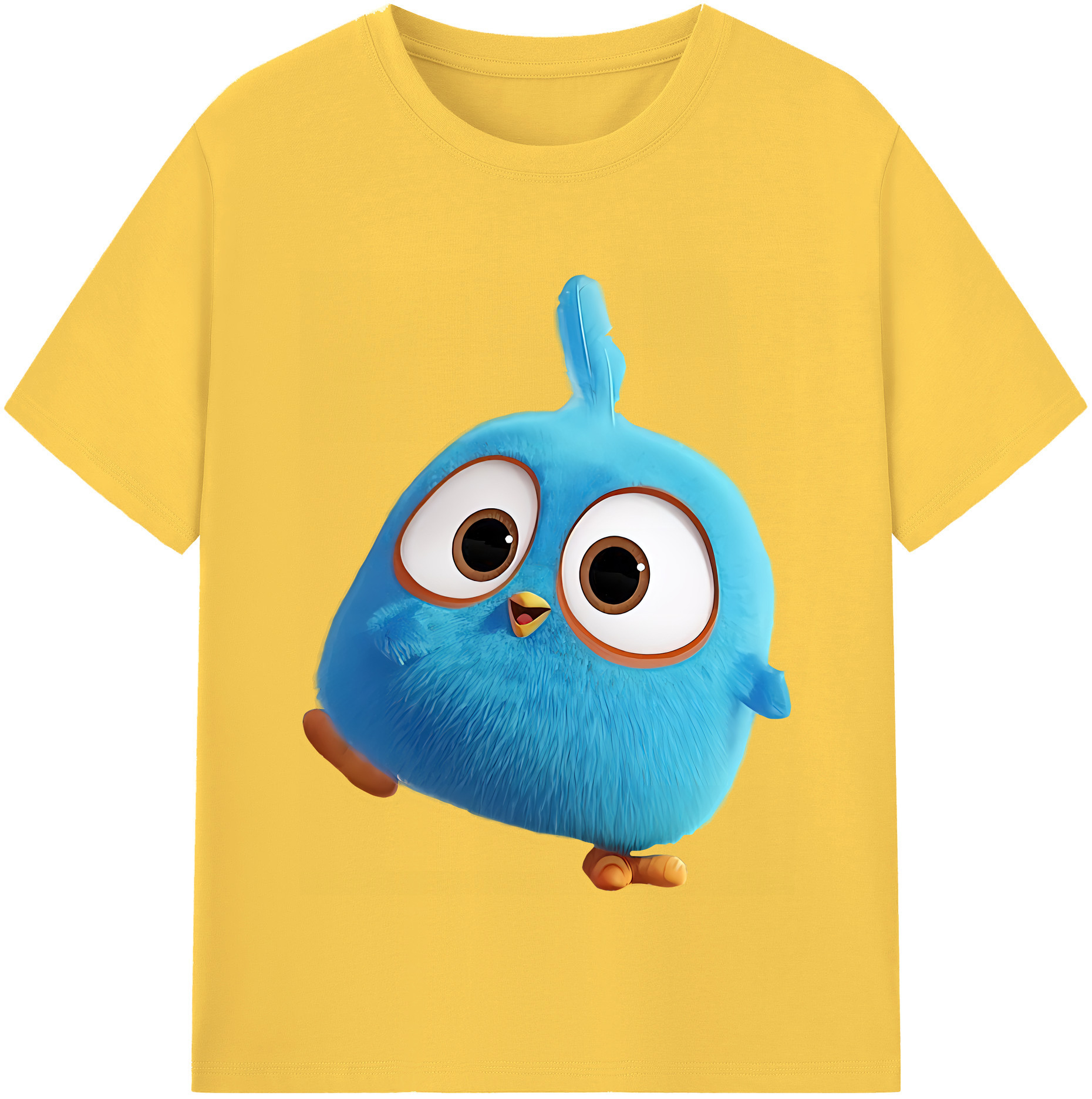 （画像用） Angry Birds アングリーバード 綿100％半袖Tシャツ（フロントプリント）