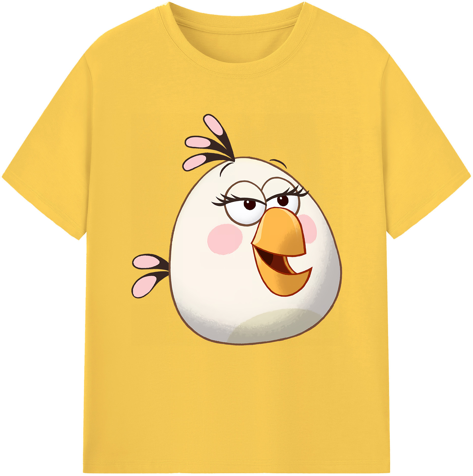 （画像用） Angry Birds アングリーバード 綿100％半袖Tシャツ（フロントプリント）