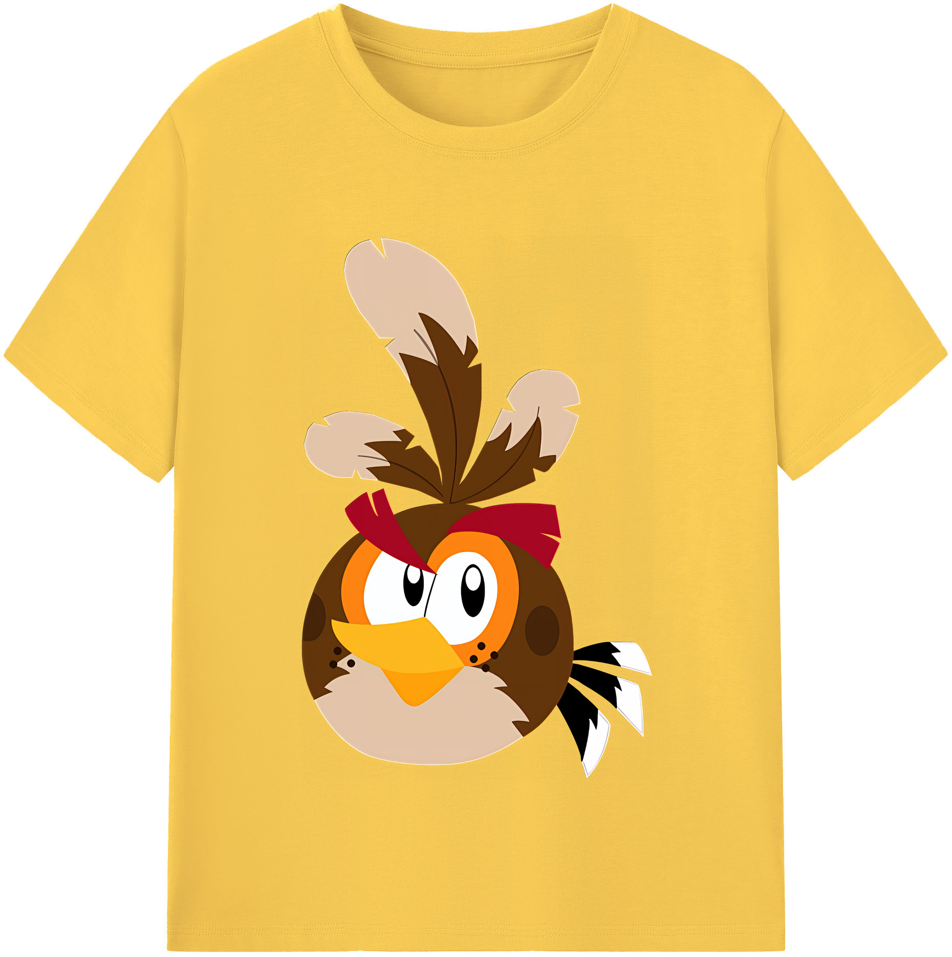 （画像用） Angry Birds アングリーバード 綿100％半袖Tシャツ（フロントプリント）