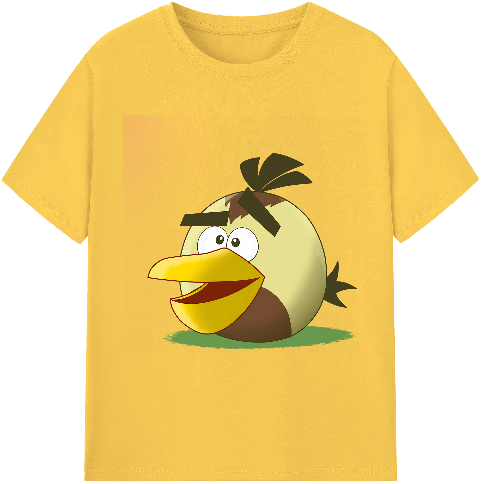 （画像用） Angry Birds アングリーバード 綿100％半袖Tシャツ（フロントプリント）