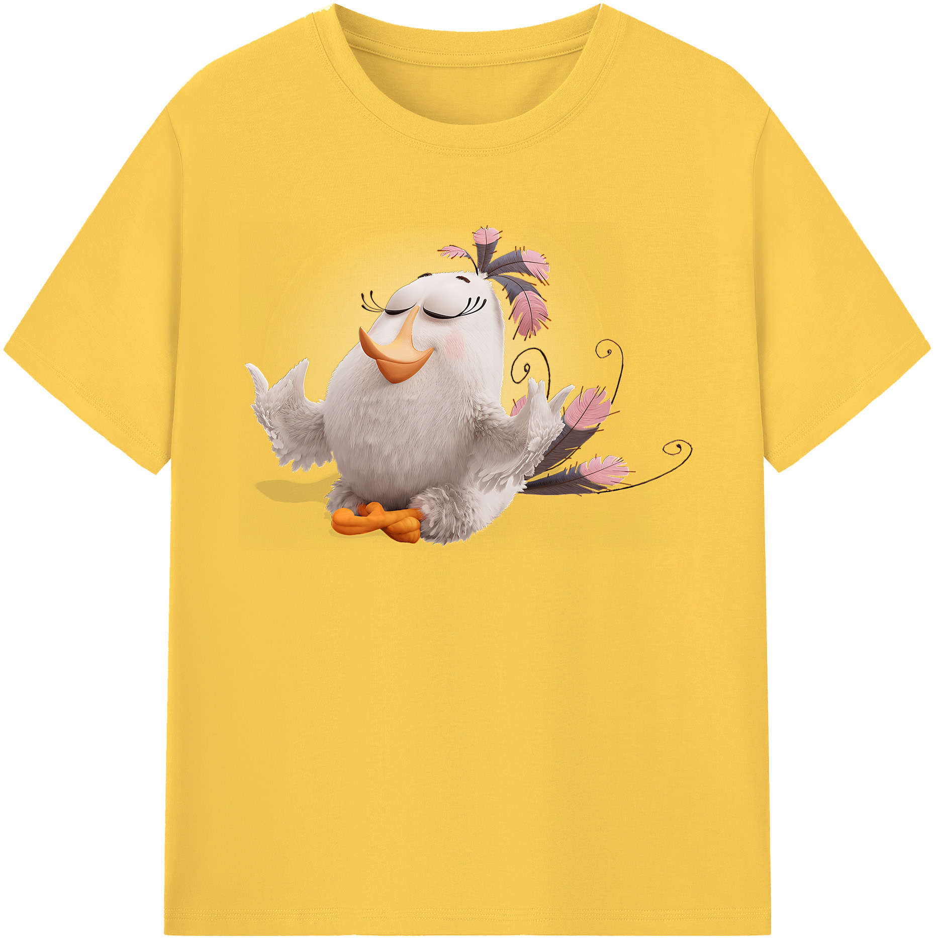 （画像用） Angry Birds アングリーバード 綿100％半袖Tシャツ（フロントプリント）
