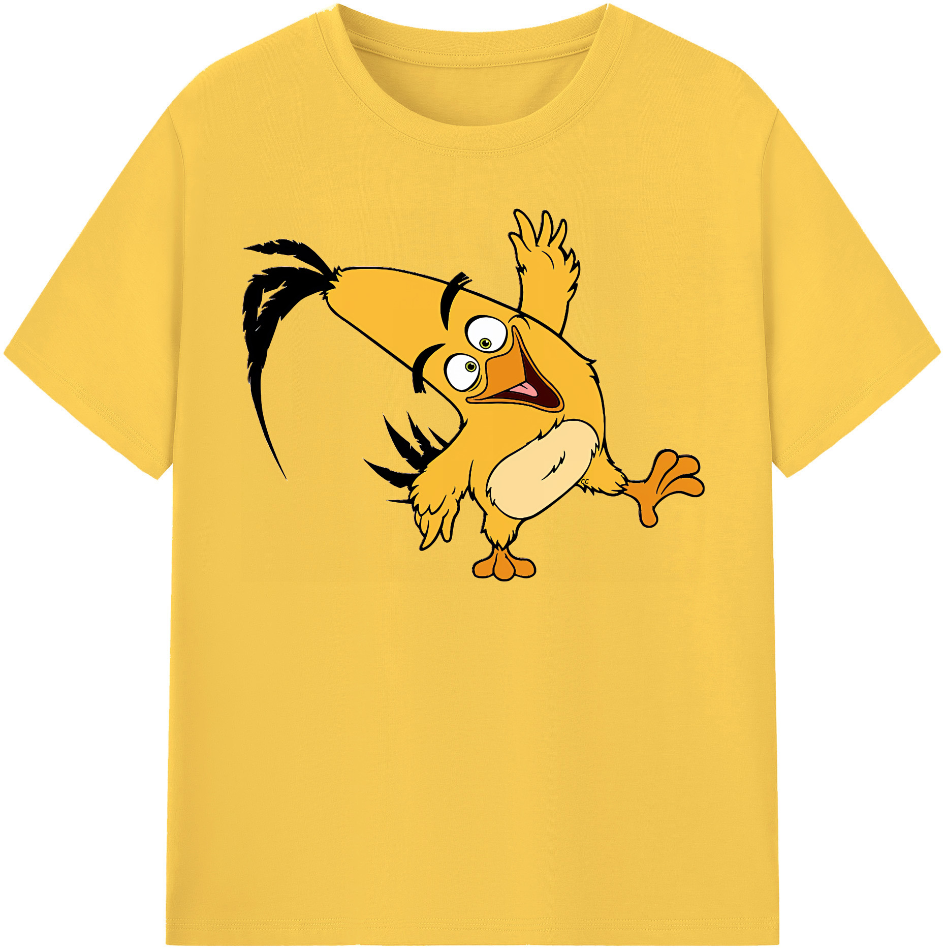 （画像用） Angry Birds アングリーバード 綿100％半袖Tシャツ（フロントプリント）