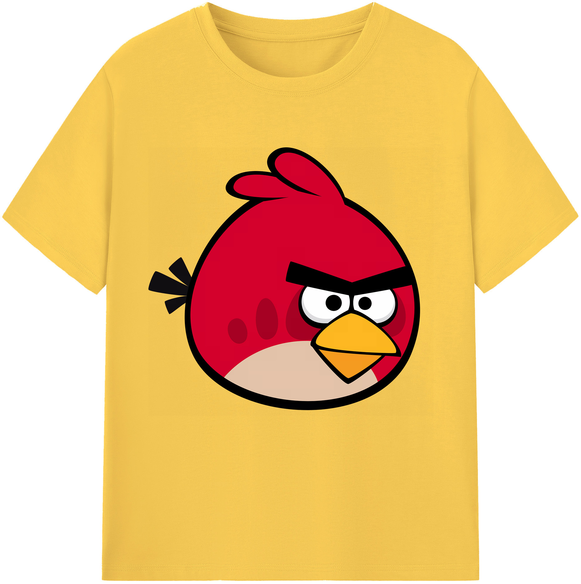 （画像用） Angry Birds アングリーバード 綿100％半袖Tシャツ（フロントプリント）
