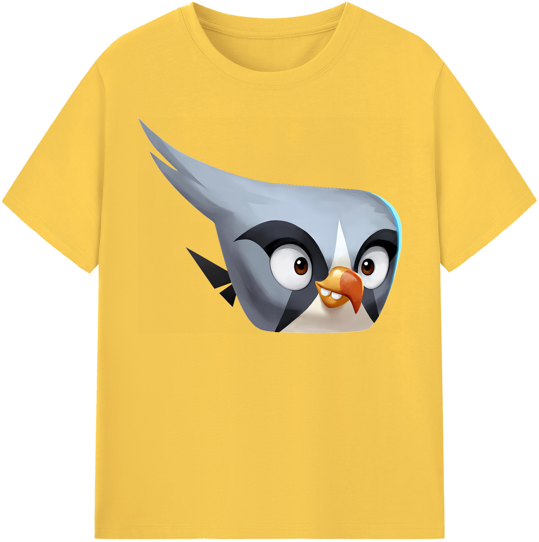 （画像用） Angry Birds アングリーバード 綿100％半袖Tシャツ（フロントプリント）