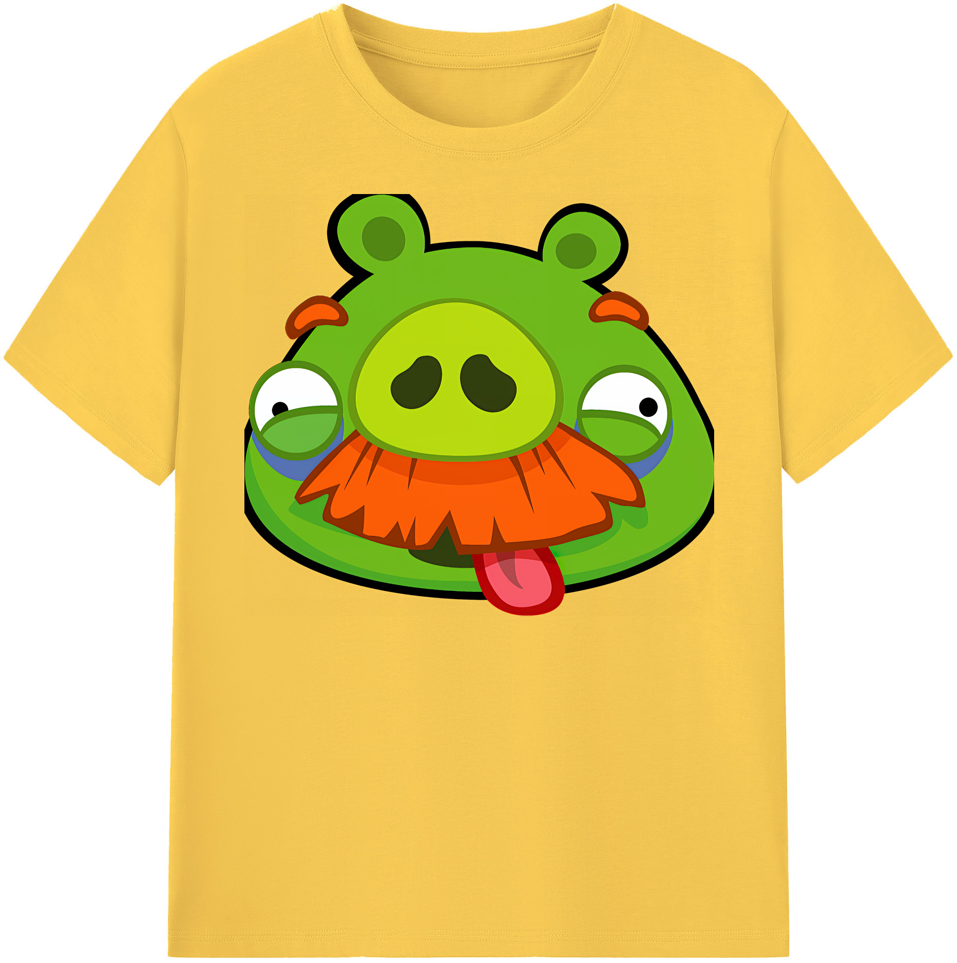 （画像用） Angry Birds アングリーバード 綿100％半袖Tシャツ（フロントプリント）