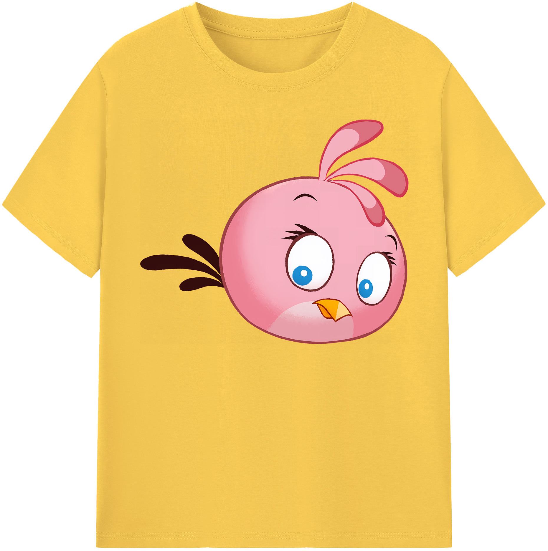 （画像用） Angry Birds アングリーバード 綿100％半袖Tシャツ（フロントプリント）