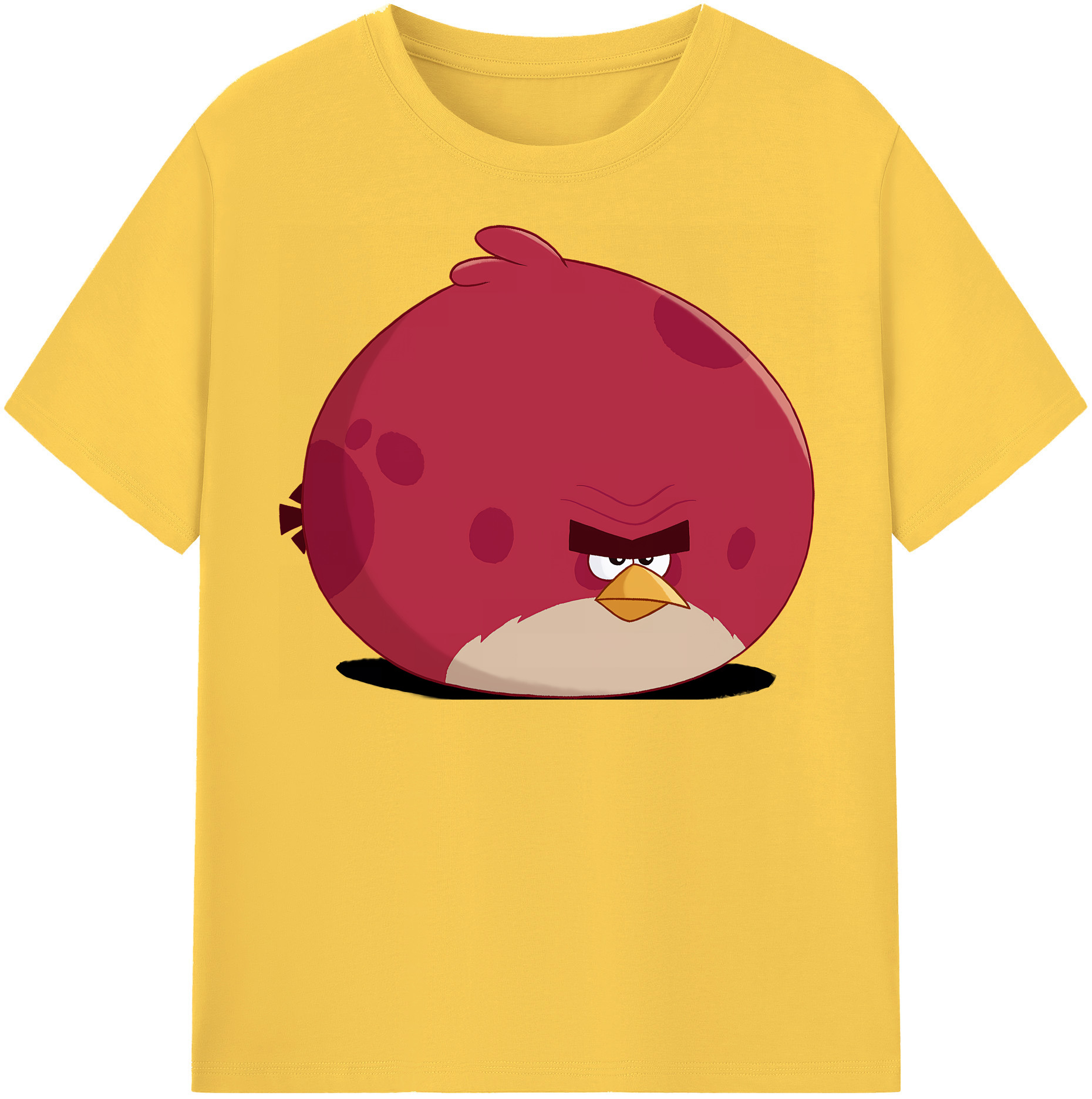 （画像用） Angry Birds アングリーバード 綿100％半袖Tシャツ（フロントプリント）