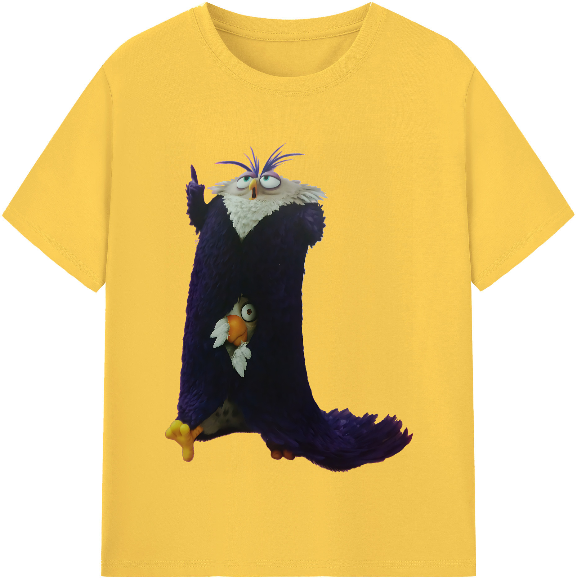 （画像用） Angry Birds アングリーバード 綿100％半袖Tシャツ（フロントプリント）