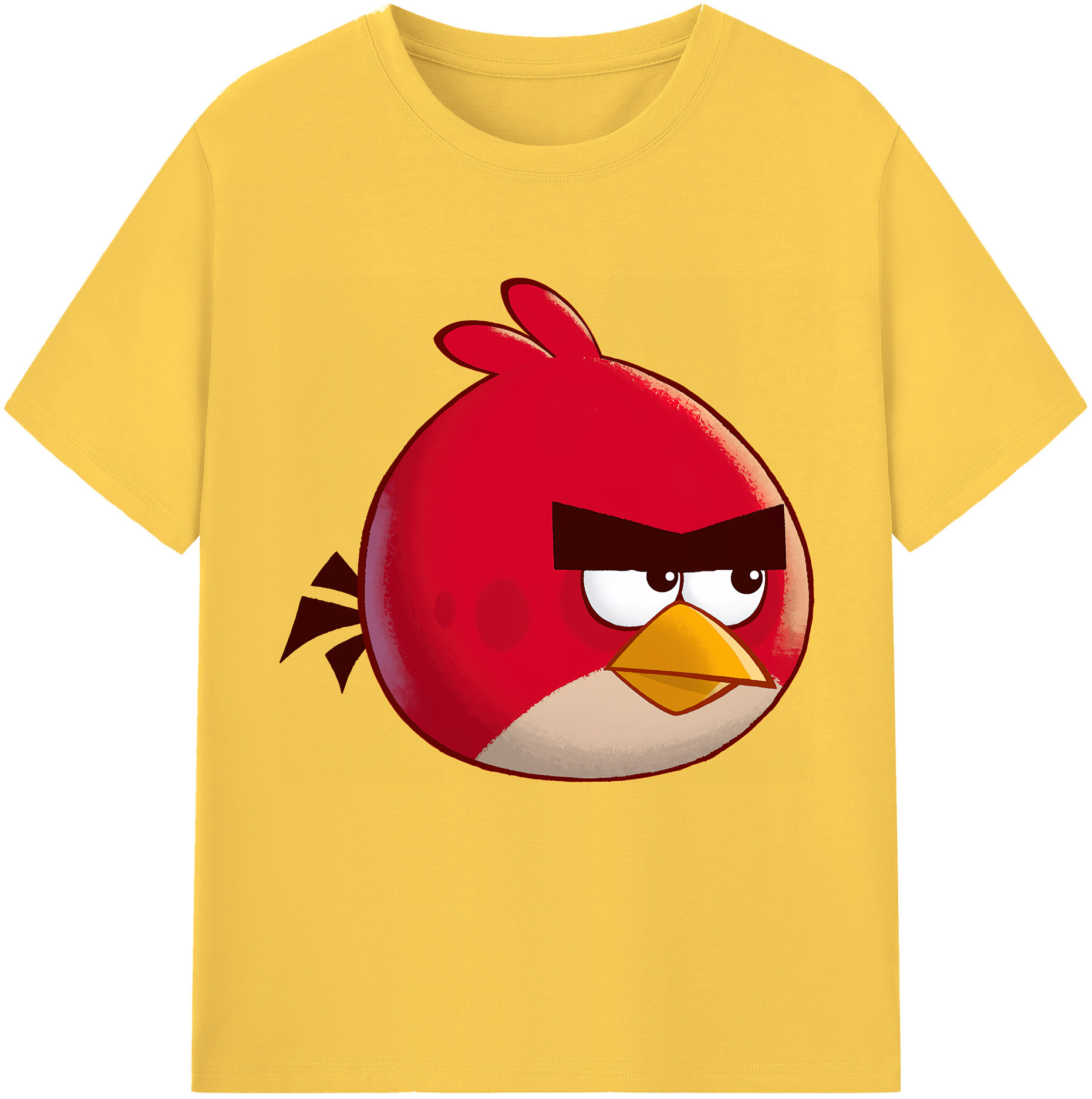 （画像用） Angry Birds アングリーバード 綿100％半袖Tシャツ（フロントプリント）