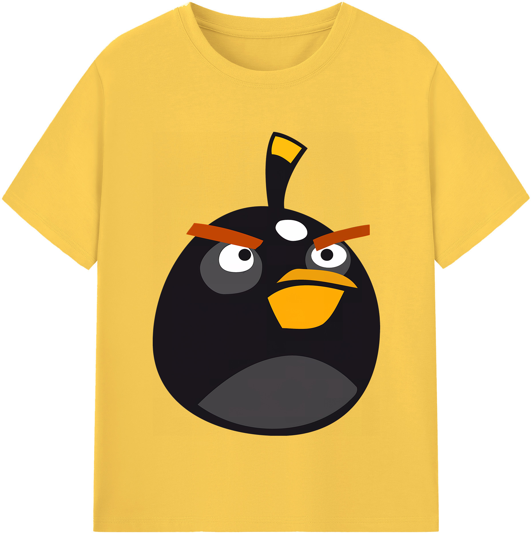 （画像用） Angry Birds アングリーバード 綿100％半袖Tシャツ（フロントプリント）