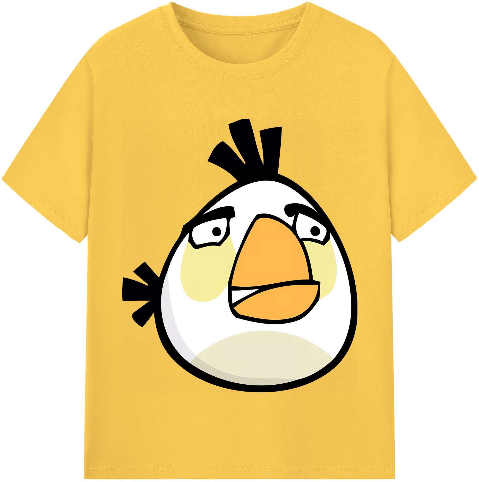 （画像用） Angry Birds アングリーバード 綿100％半袖Tシャツ（フロントプリント）