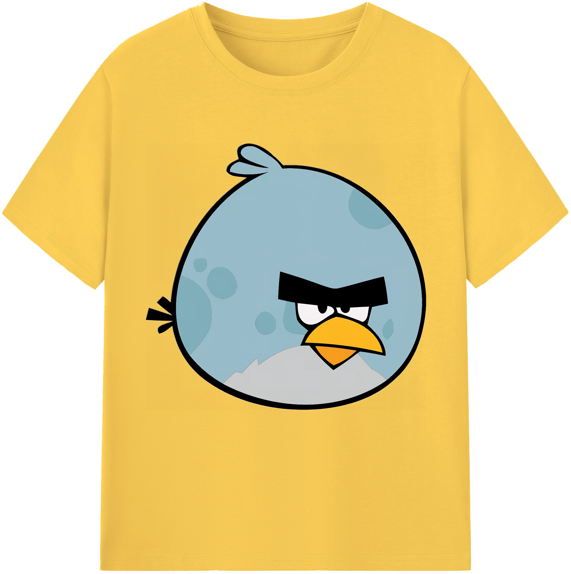 （画像用） Angry Birds アングリーバード 綿100％半袖Tシャツ（フロントプリント）