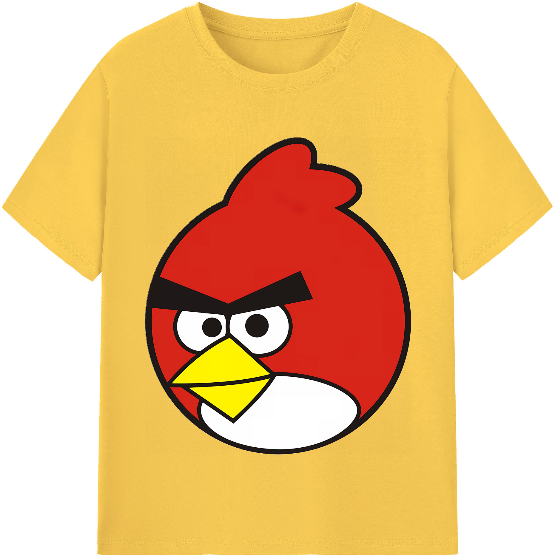 （画像用） Angry Birds アングリーバード 綿100％半袖Tシャツ（フロントプリント）