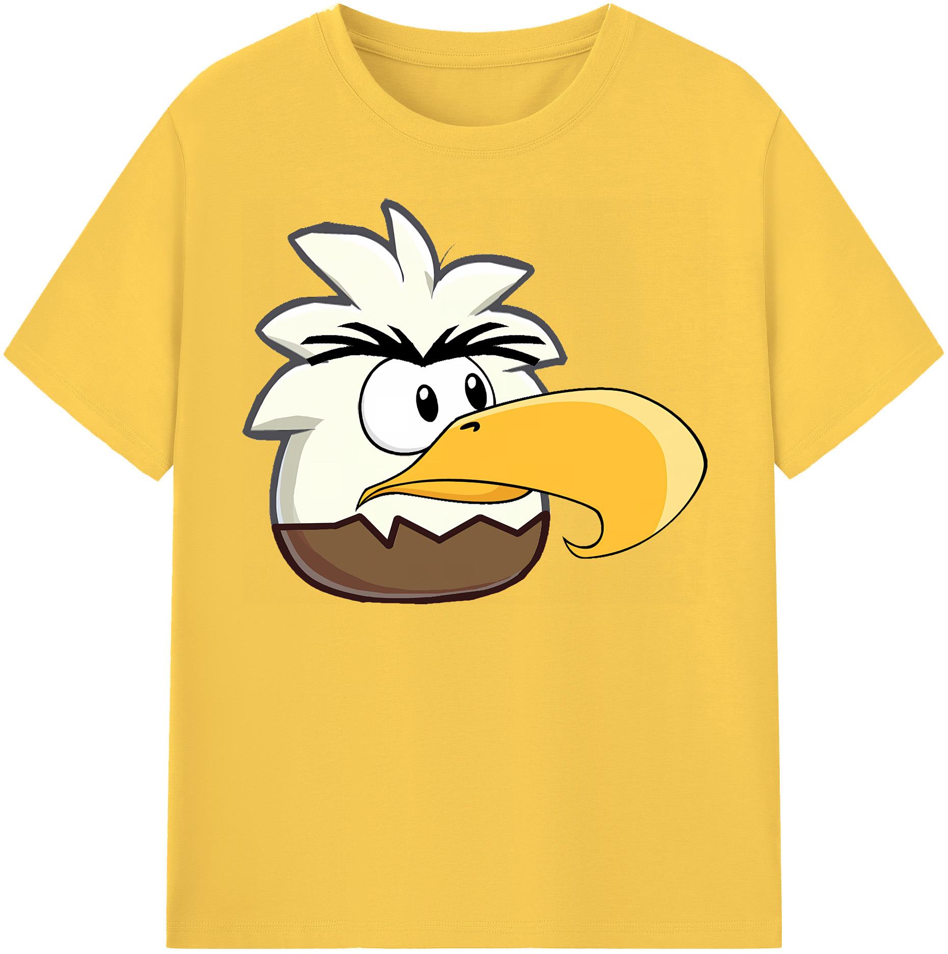 （画像用） Angry Birds アングリーバード 綿100％半袖Tシャツ（フロントプリント）