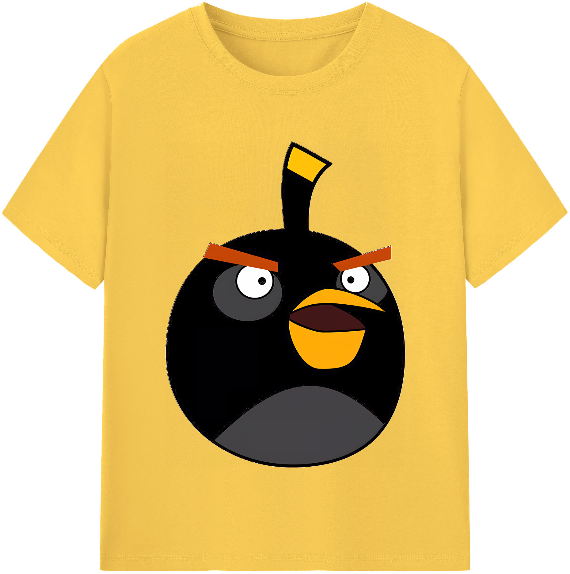 （画像用） Angry Birds アングリーバード 綿100％半袖Tシャツ（フロントプリント）