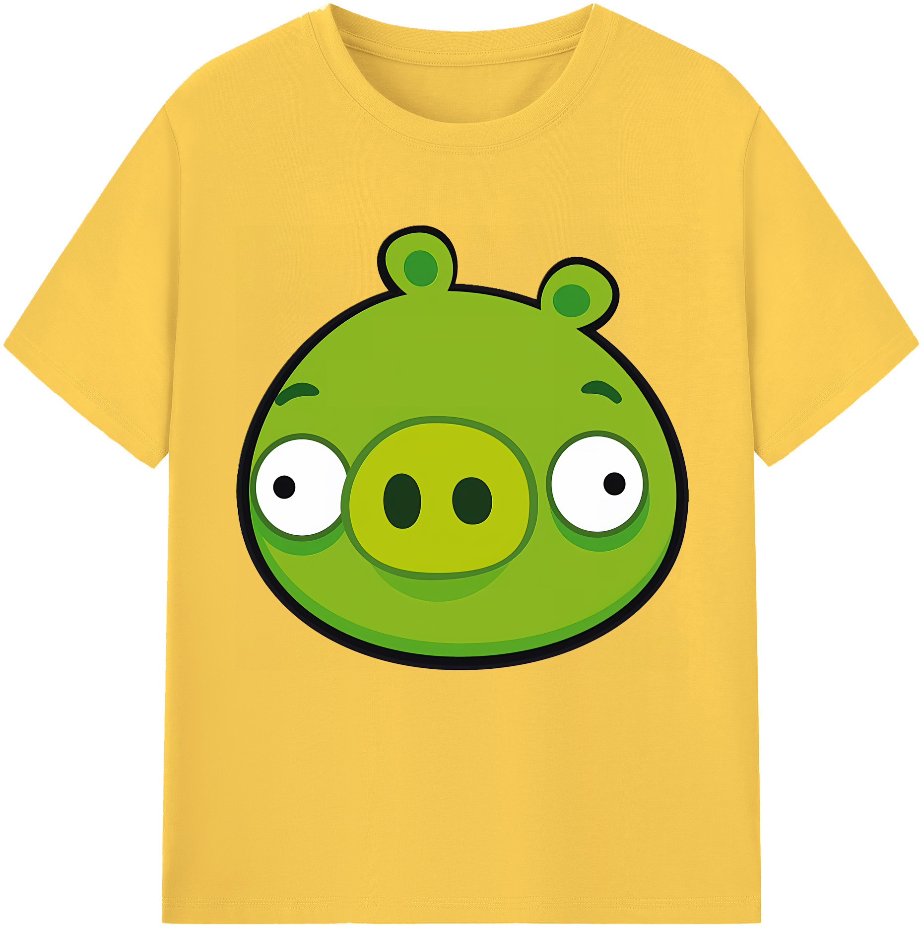 （画像用） Angry Birds アングリーバード 綿100％半袖Tシャツ（フロントプリント）