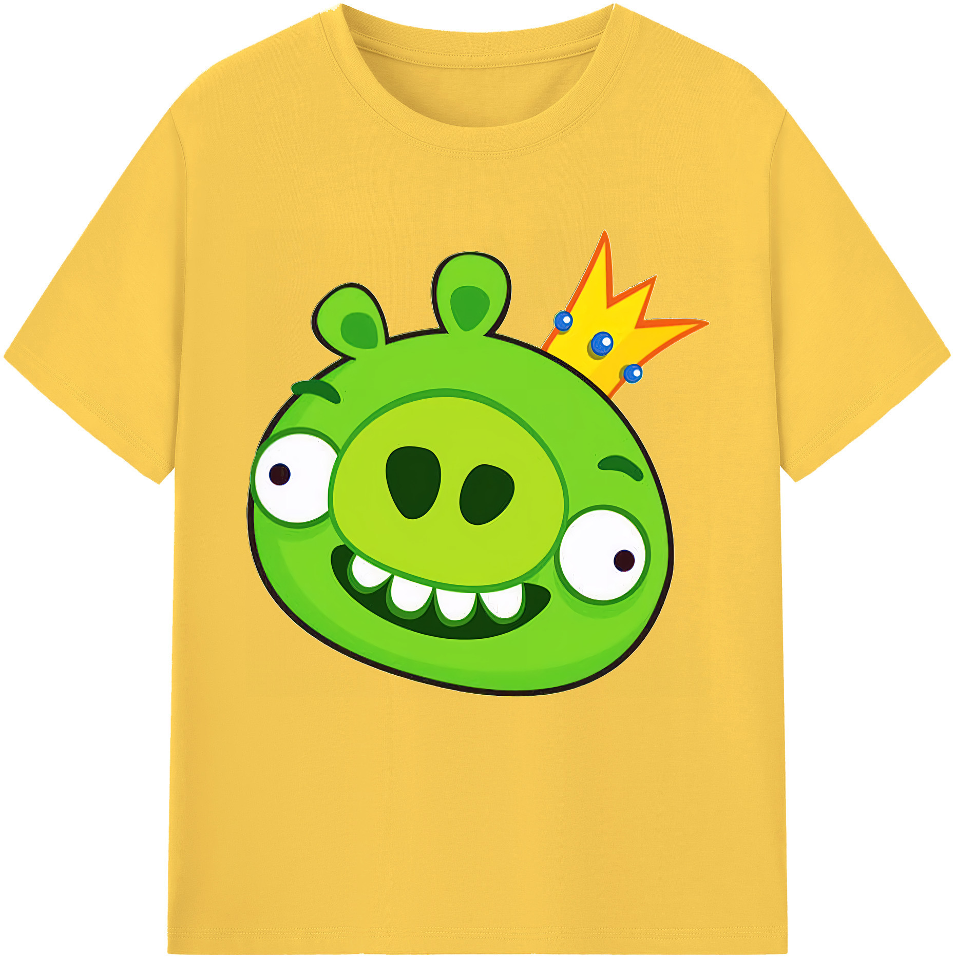 （画像用） Angry Birds アングリーバード 綿100％半袖Tシャツ（フロントプリント）