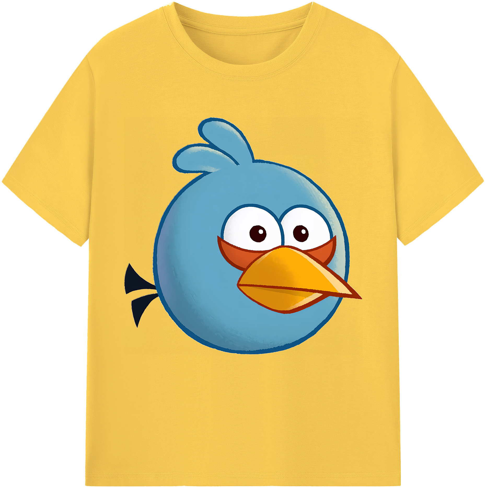 （画像用） Angry Birds アングリーバード 綿100％半袖Tシャツ（フロントプリント）