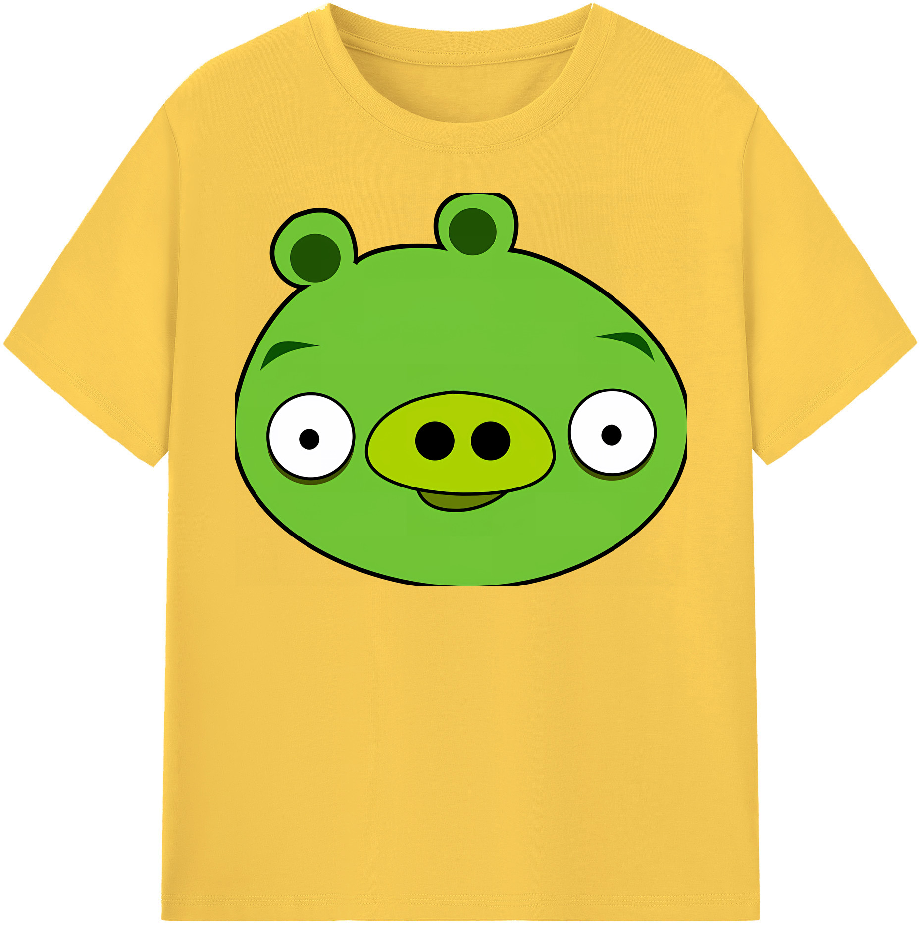 （画像用） Angry Birds アングリーバード 綿100％半袖Tシャツ（フロントプリント）