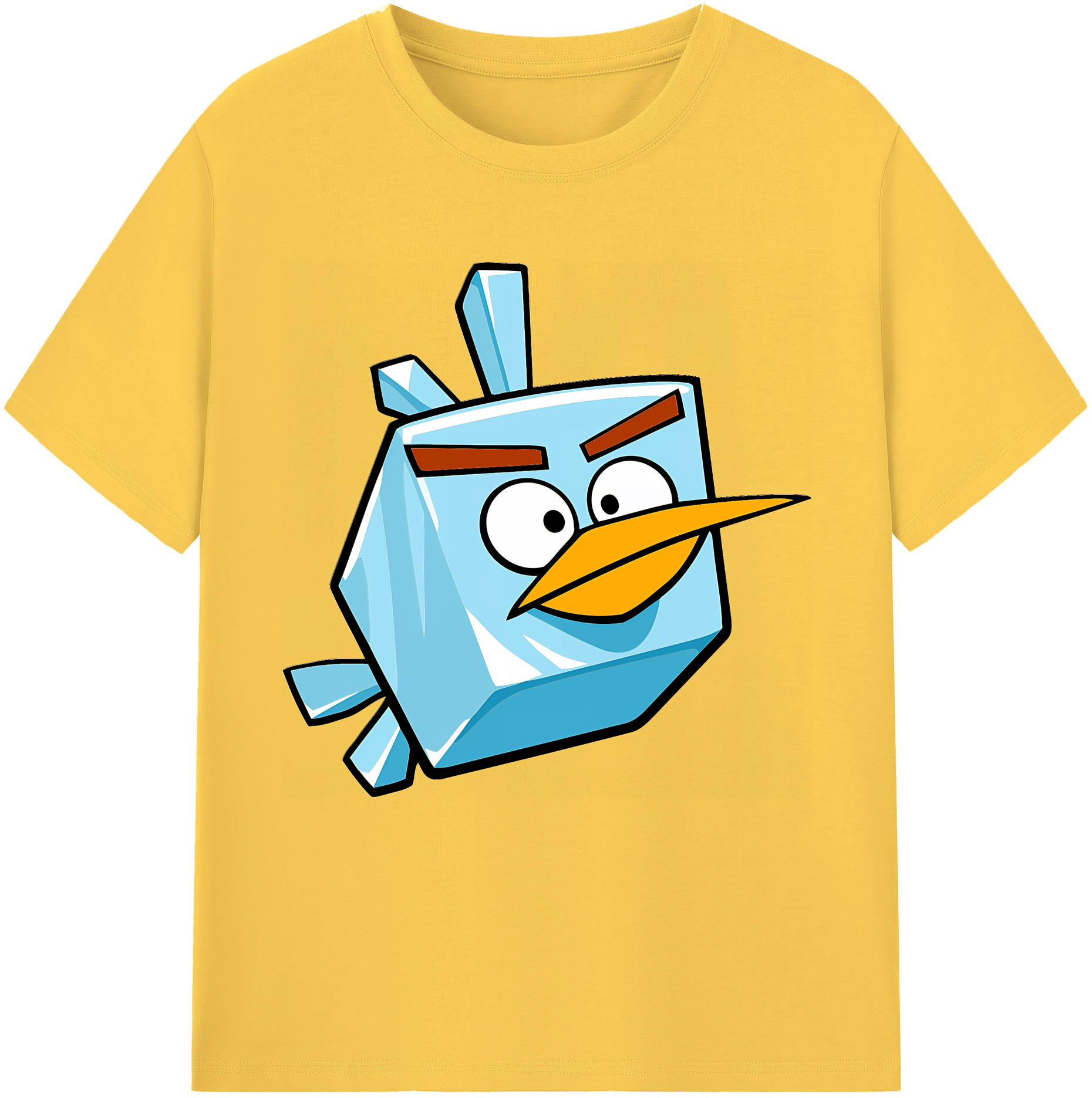 （画像用） Angry Birds アングリーバード 綿100％半袖Tシャツ（フロントプリント）