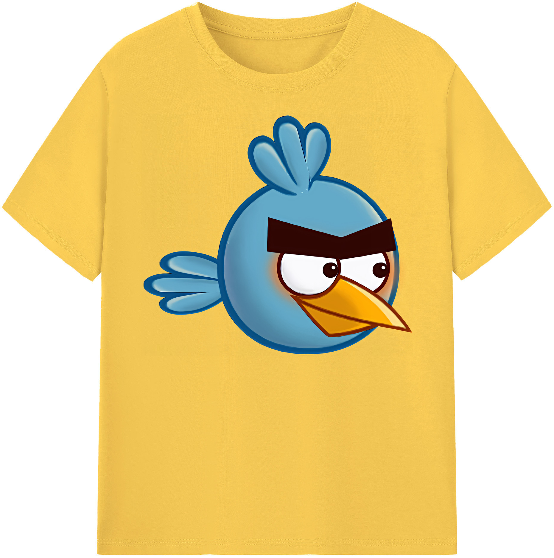 （画像用） Angry Birds アングリーバード 綿100％半袖Tシャツ（フロントプリント）