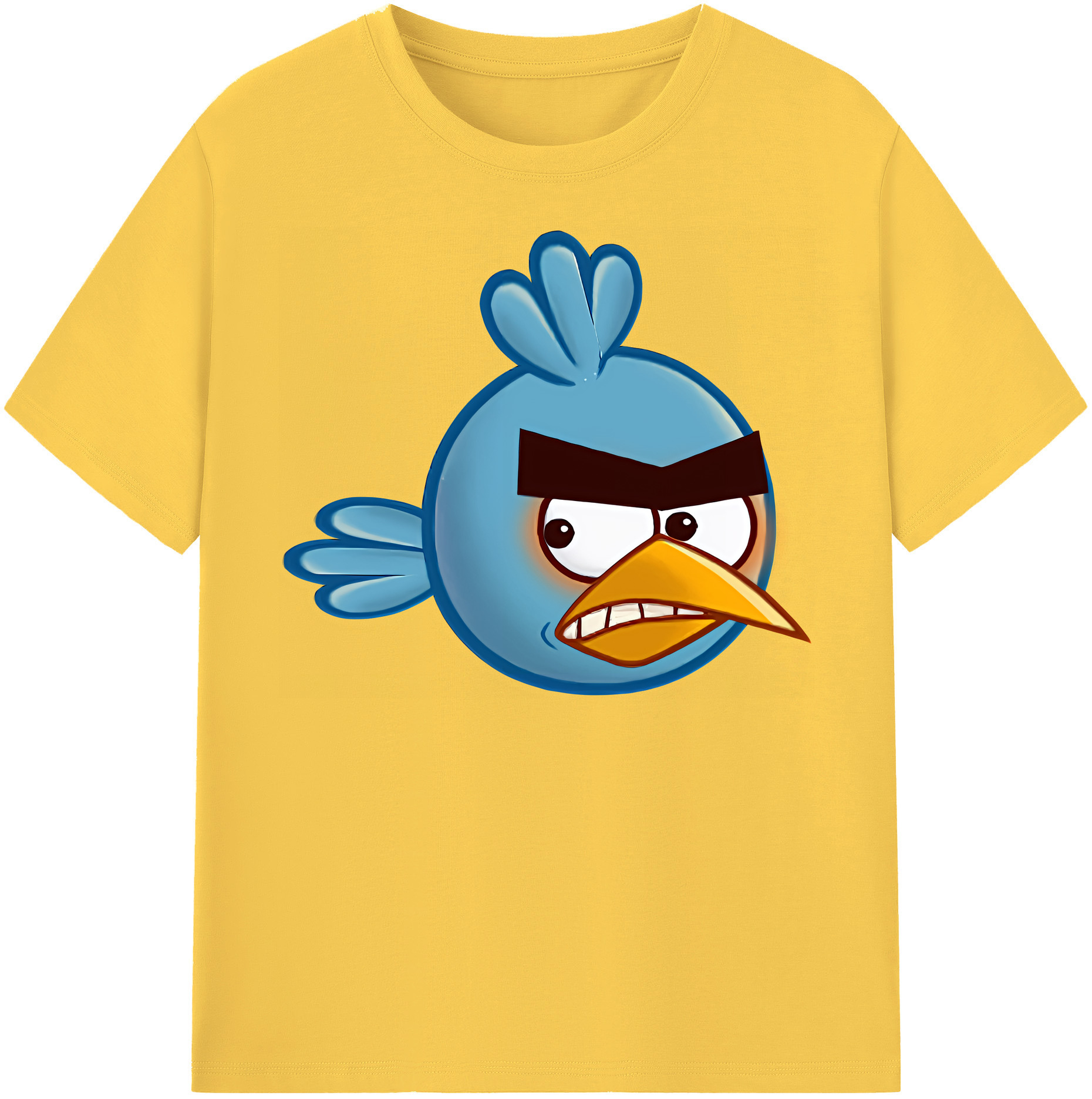 （画像用） Angry Birds アングリーバード 綿100％半袖Tシャツ（フロントプリント）