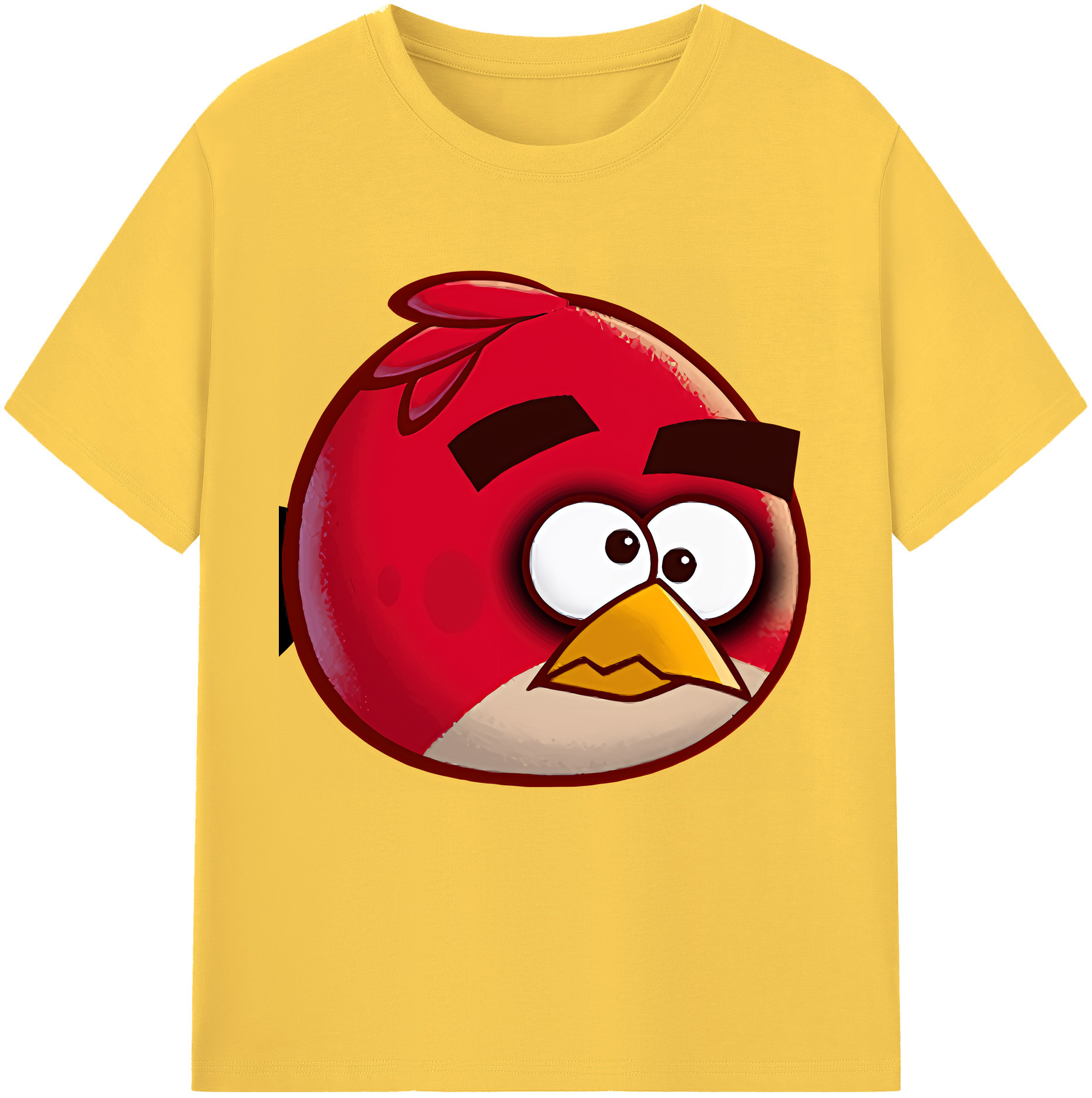 （画像用） Angry Birds アングリーバード 綿100％半袖Tシャツ（フロントプリント）