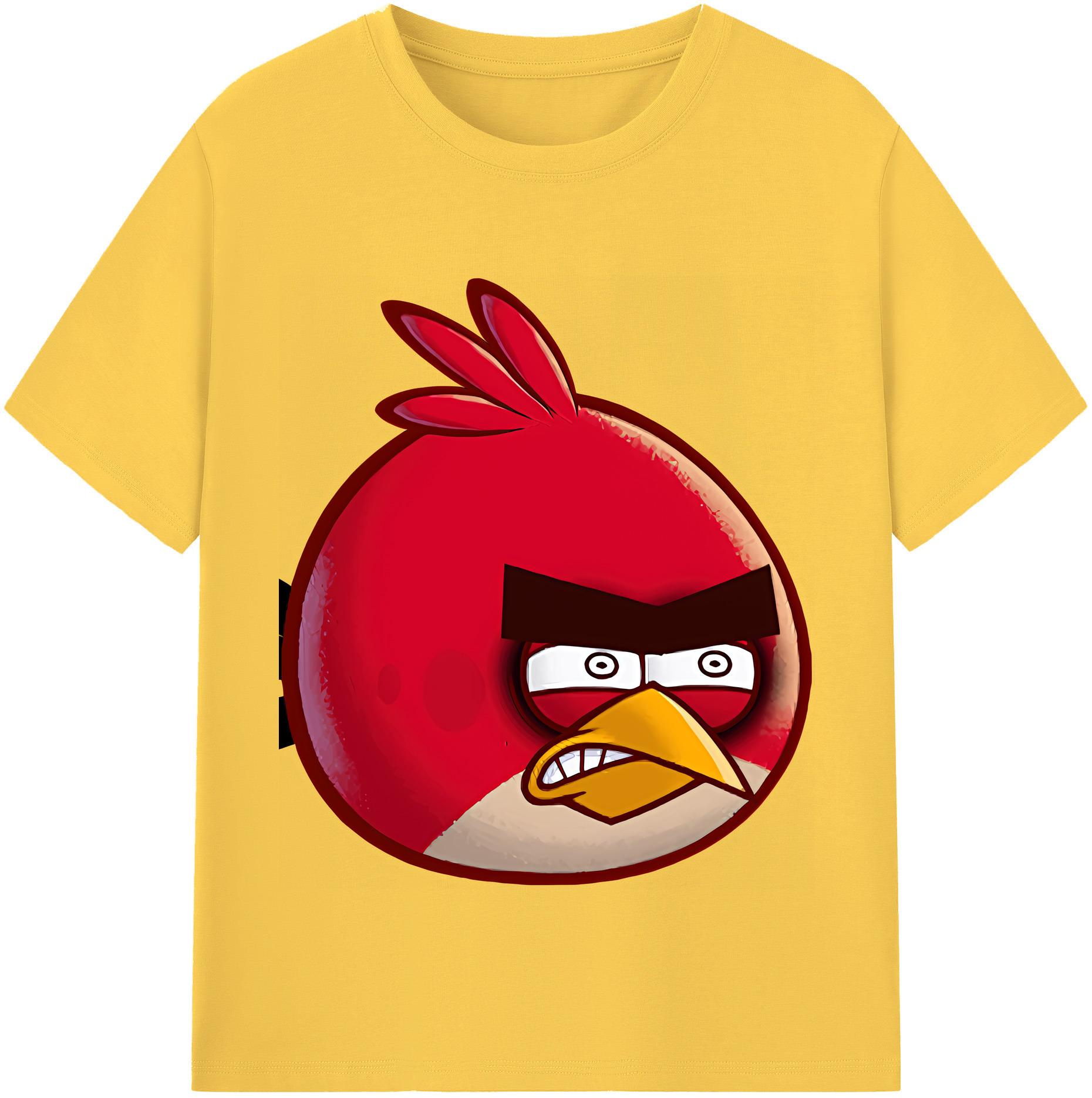 （画像用） Angry Birds アングリーバード 綿100％半袖Tシャツ（フロントプリント）