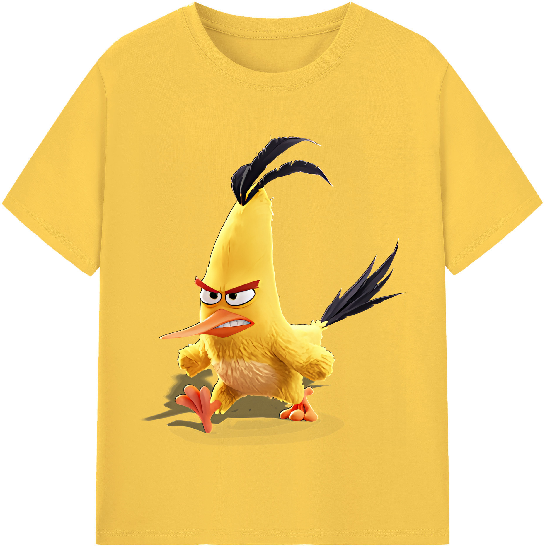 （画像用） Angry Birds アングリーバード 綿100％半袖Tシャツ（フロントプリント）