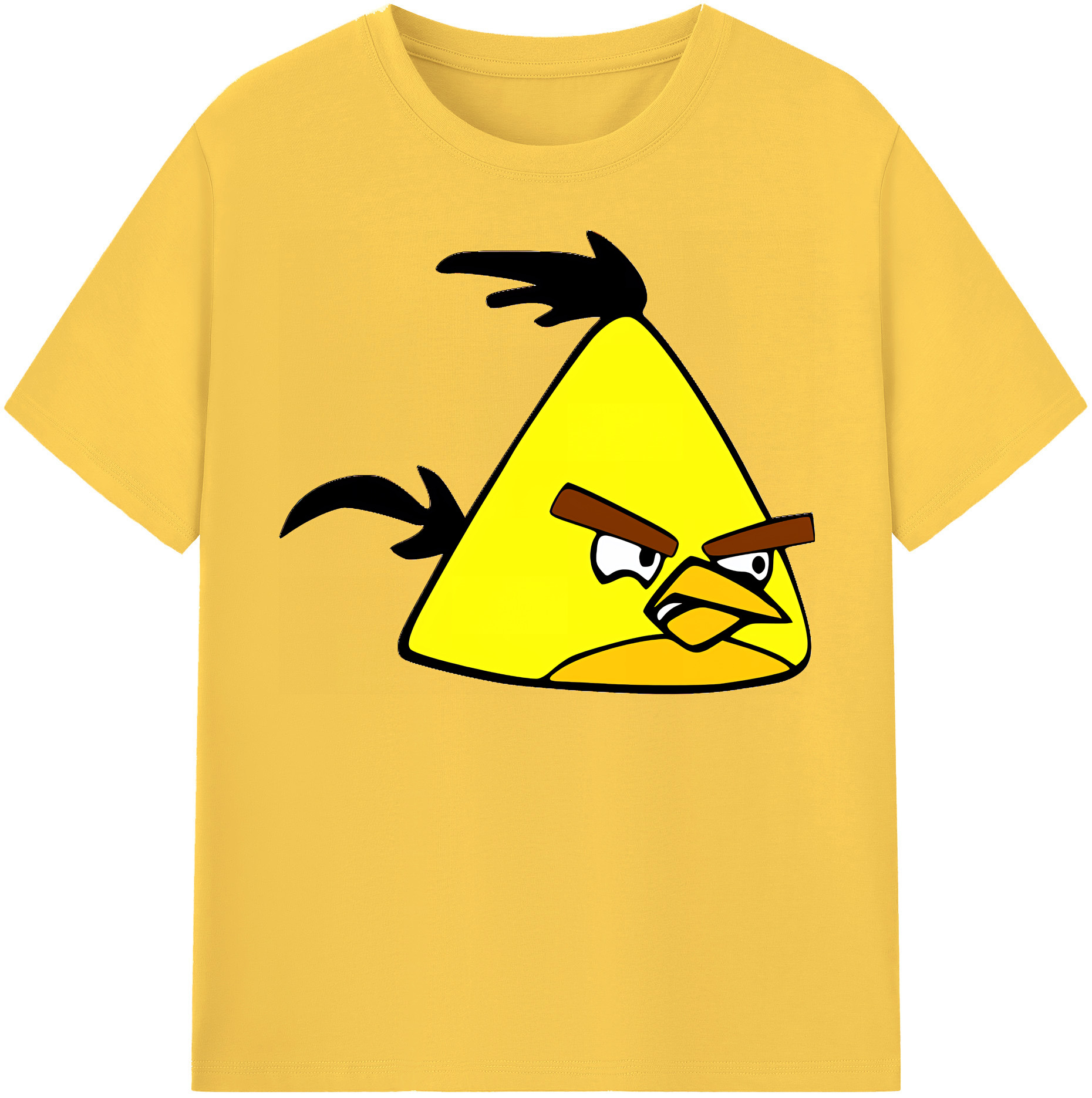 （画像用） Angry Birds アングリーバード 綿100％半袖Tシャツ（フロントプリント）