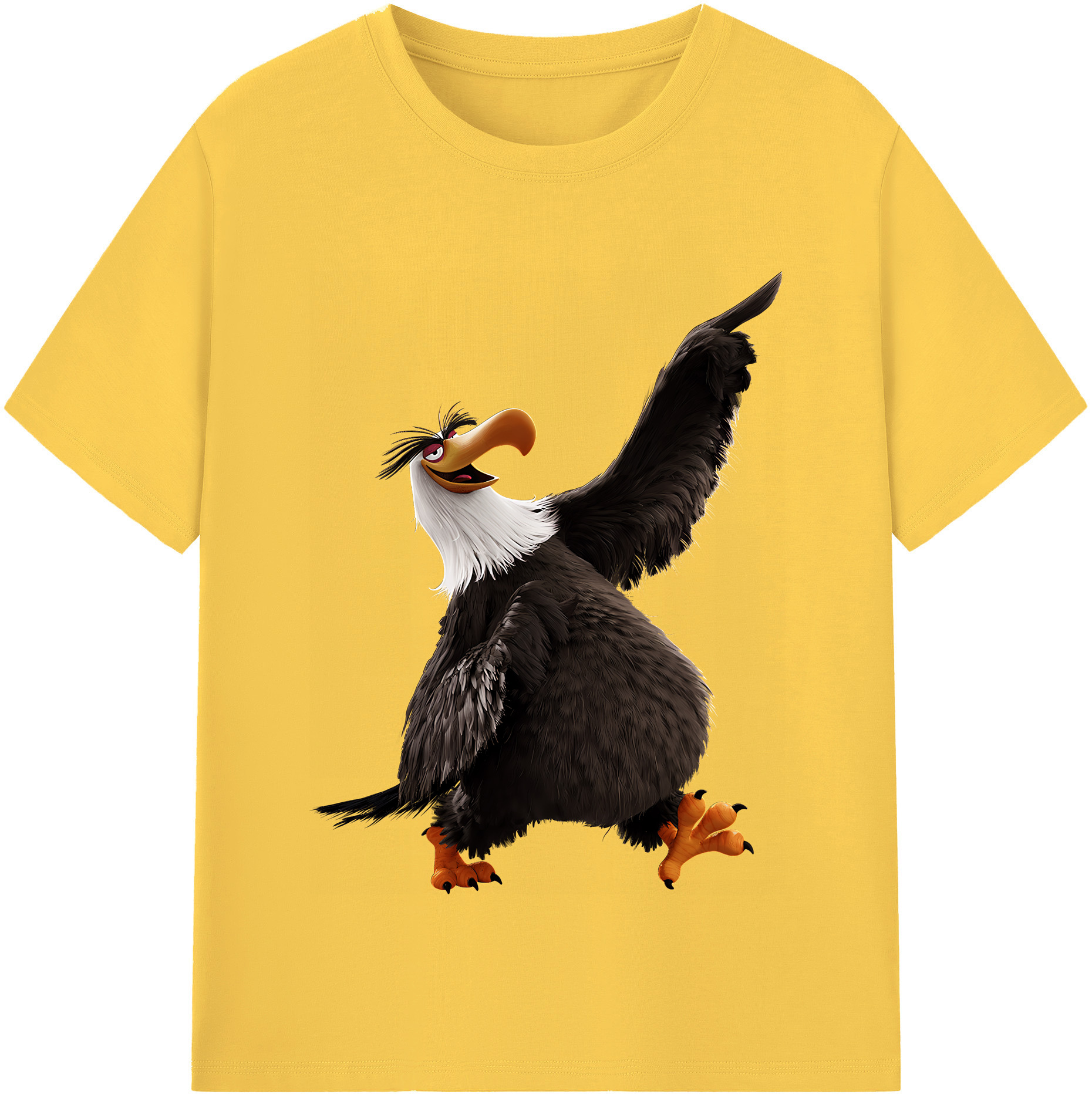（画像用） Angry Birds アングリーバード 綿100％半袖Tシャツ（フロントプリント）