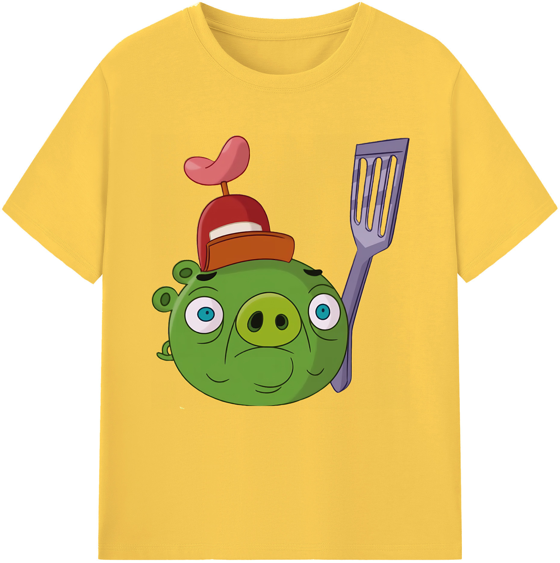 （画像用） Angry Birds アングリーバード 綿100％半袖Tシャツ（フロントプリント）