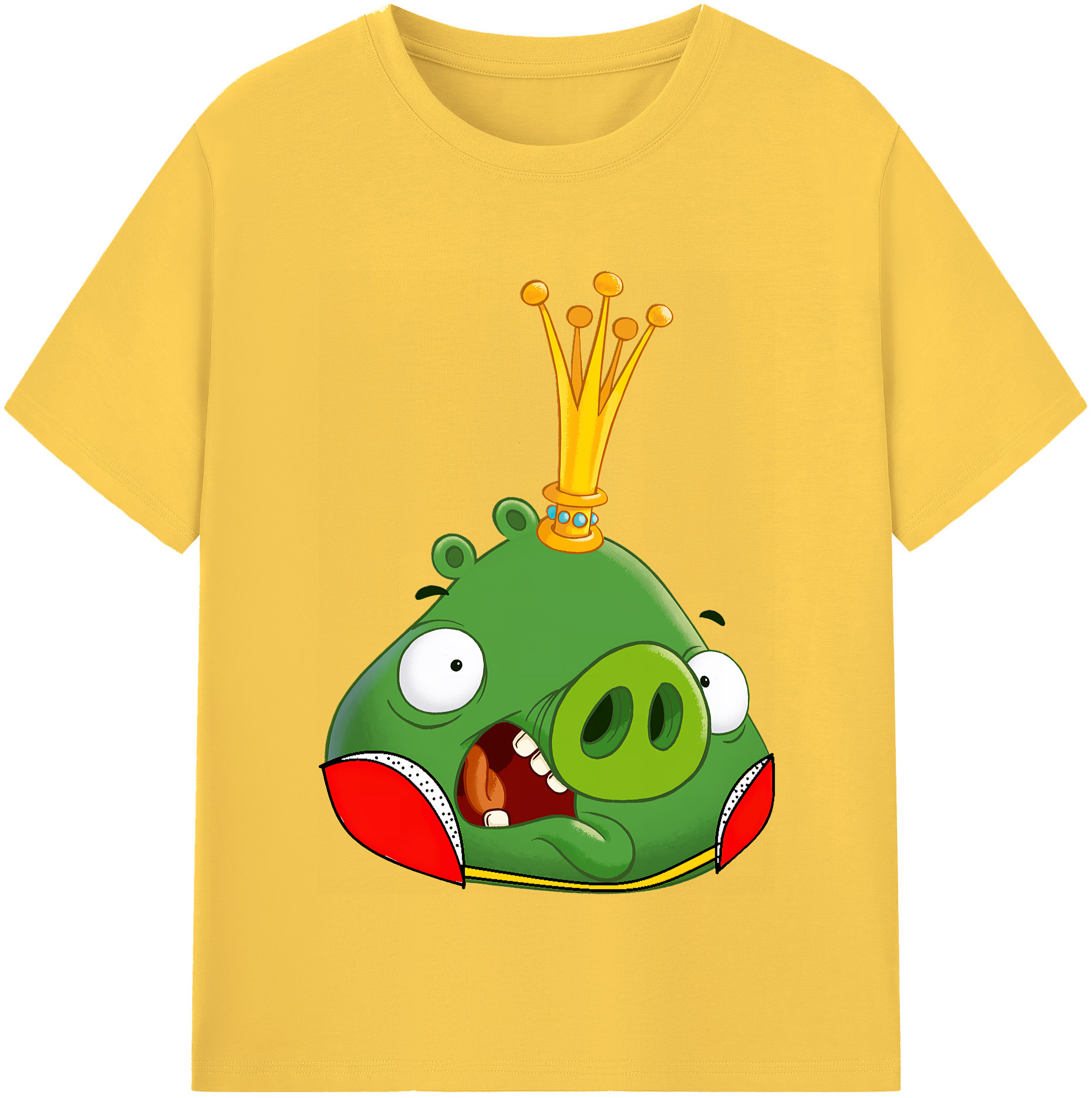 （画像用） Angry Birds アングリーバード 綿100％半袖Tシャツ（フロントプリント）